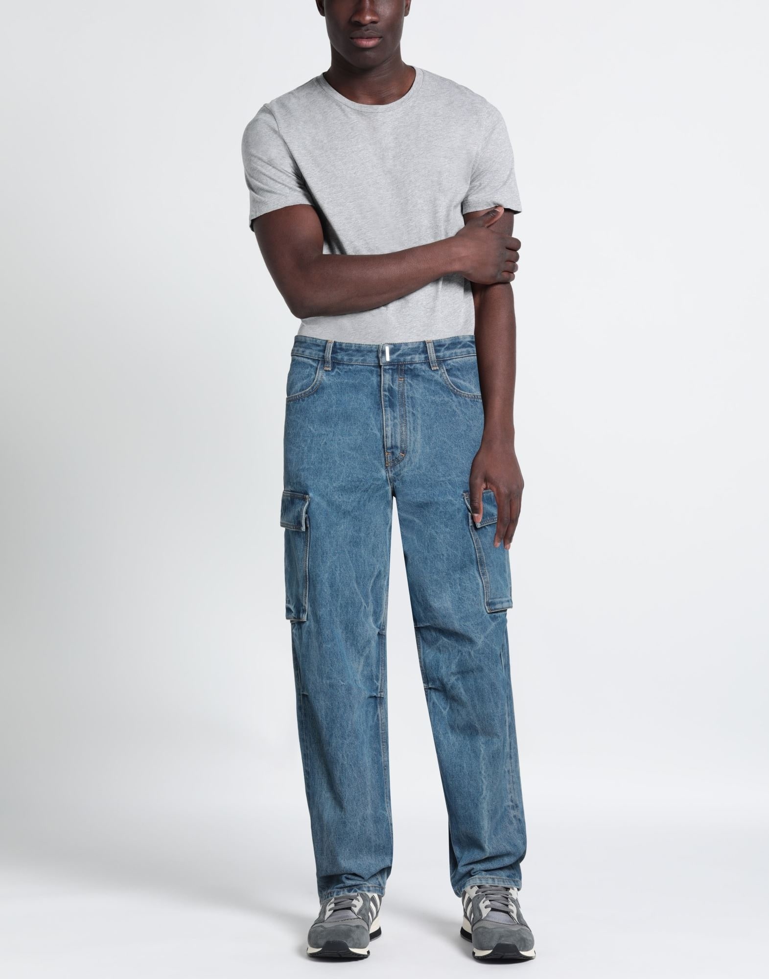 Blue Men's Denim Pants - 2