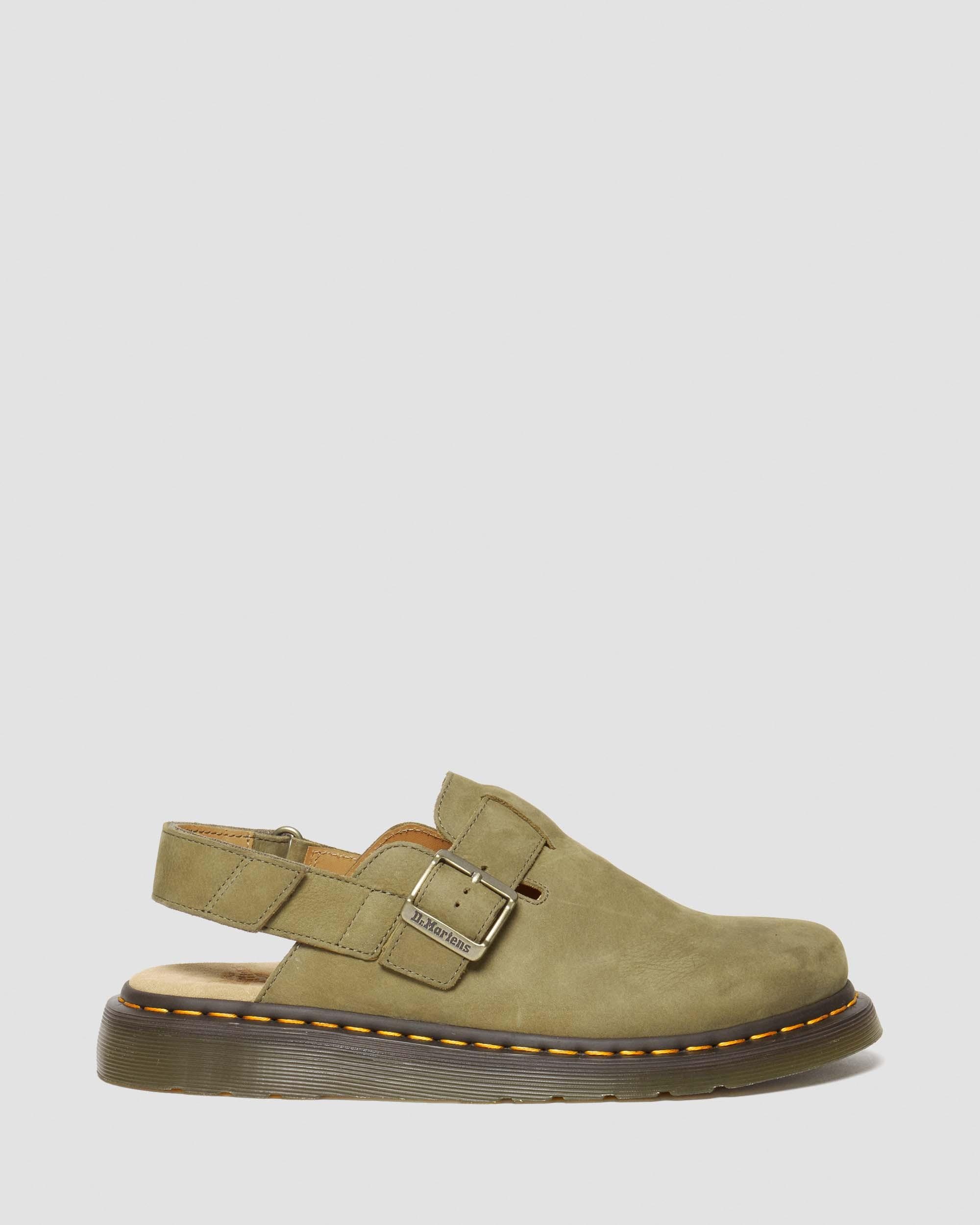 Jorge II Tumbled Nubuck Leather Slingback Mules - 1