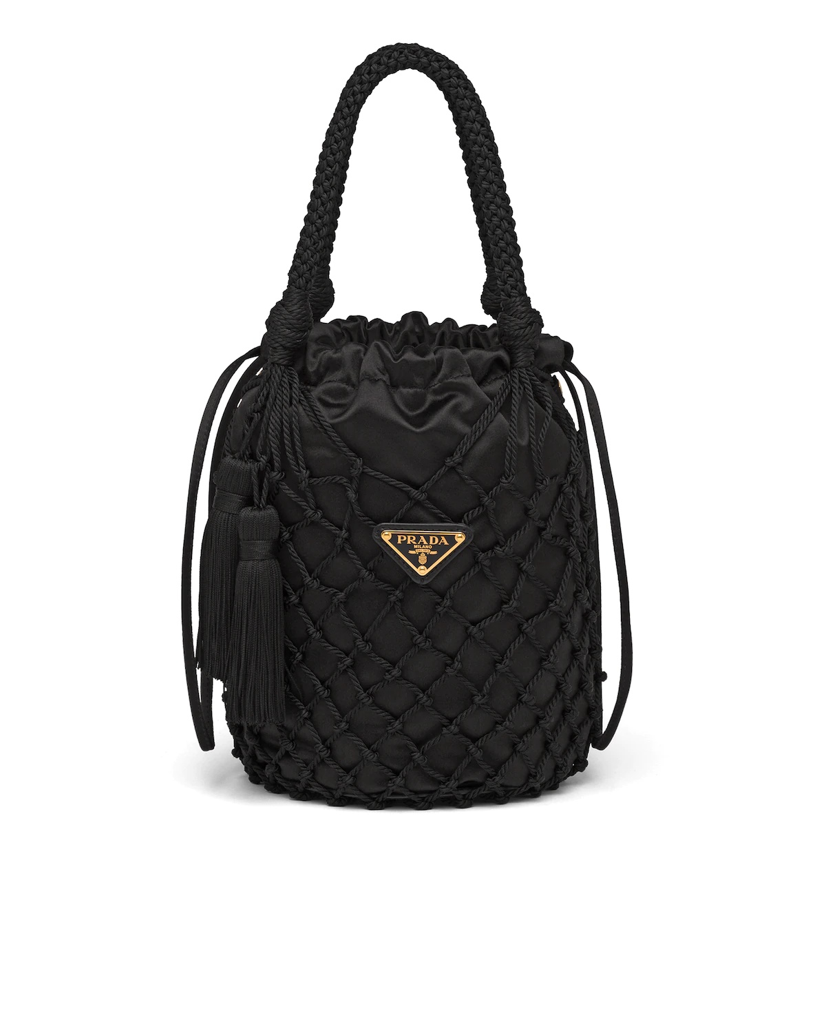 Braided Prada Fishnet Bag - 1