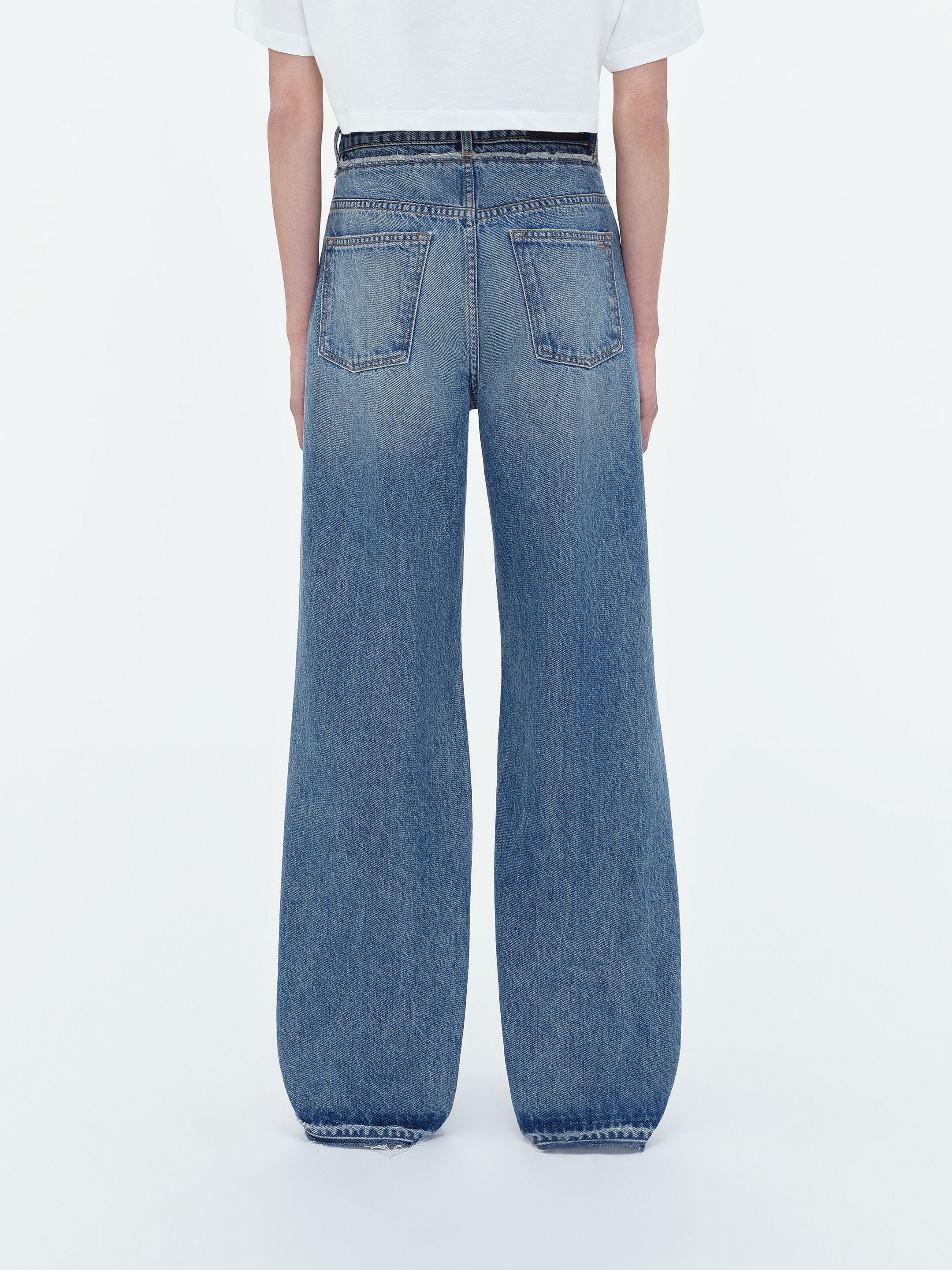 DOUBLE WAISTBAND JEAN - 5