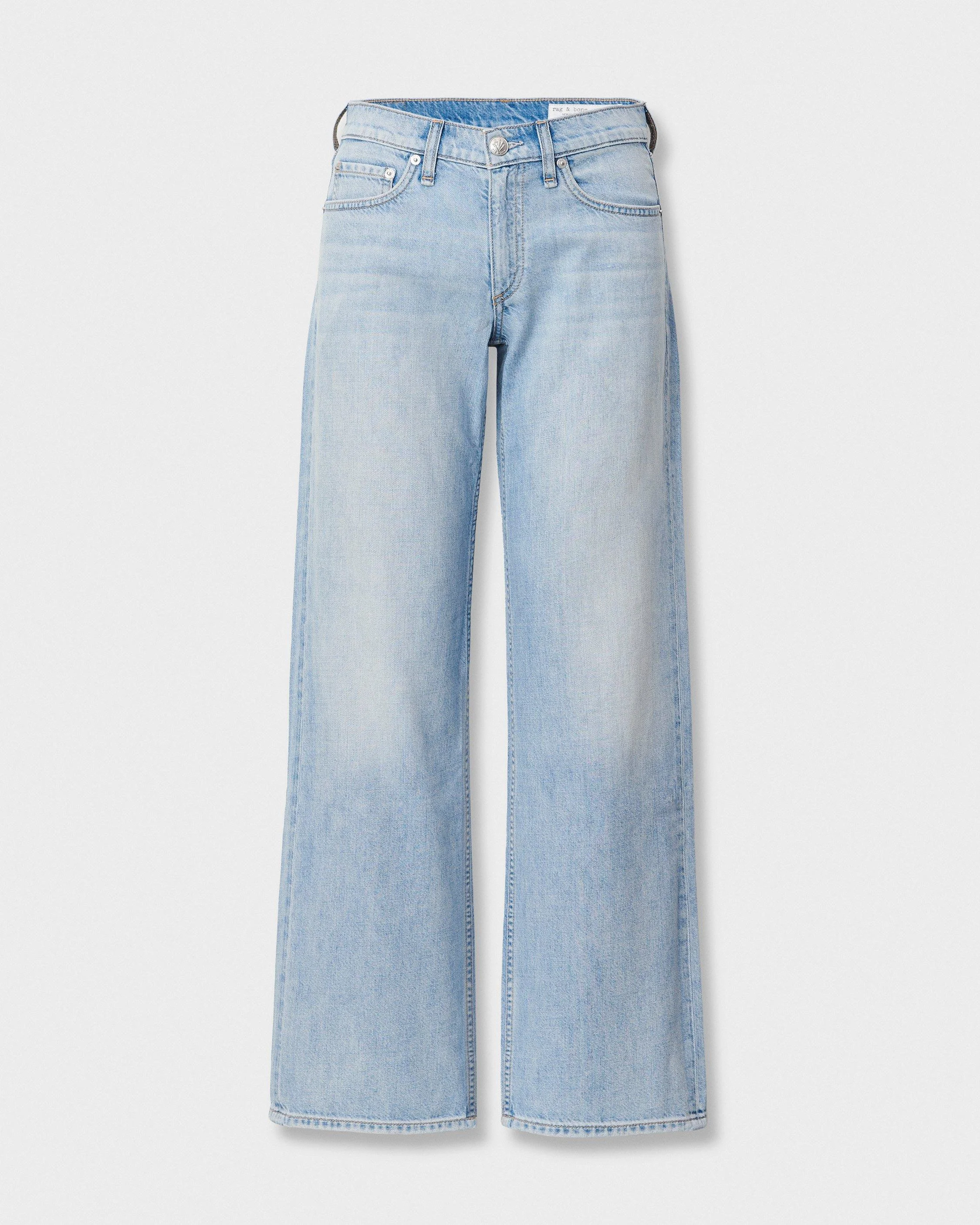 Cam Relaxed Straight Jean Low-Rise in Featherweight Denim - 1