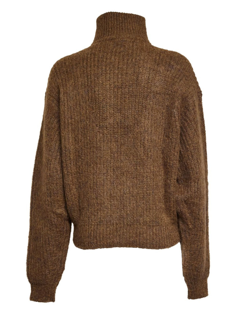 Isabel Marant Danita half-zip sweater outlook