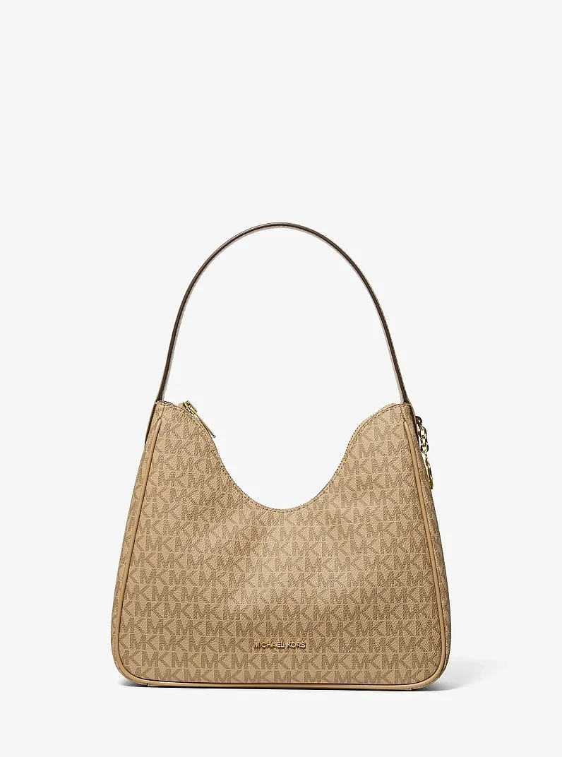 Nayla Small Signature Logo Hobo Shoulder Bag - 1