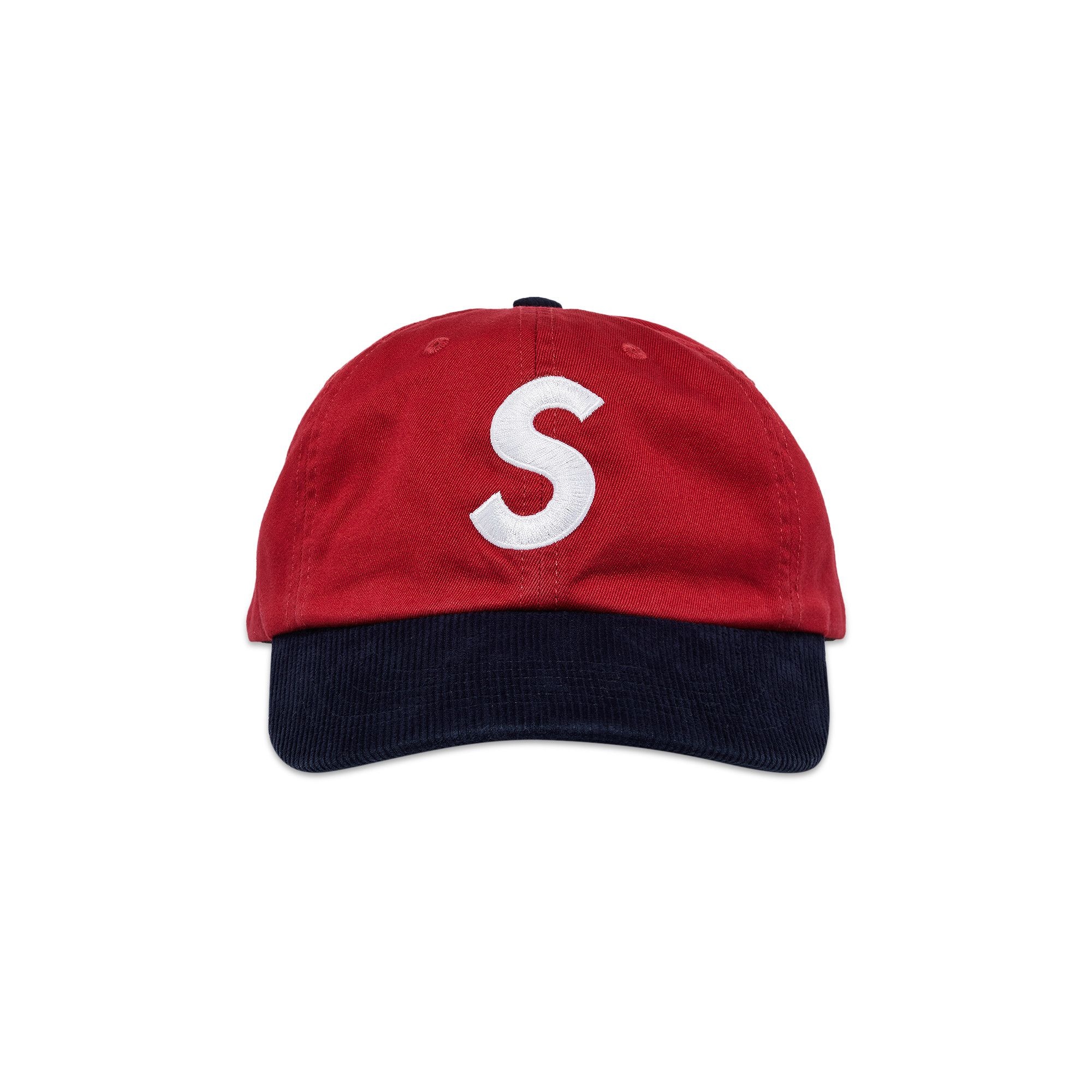 Supreme 2-Tone S Logo 6-Panel 'Red' - 1