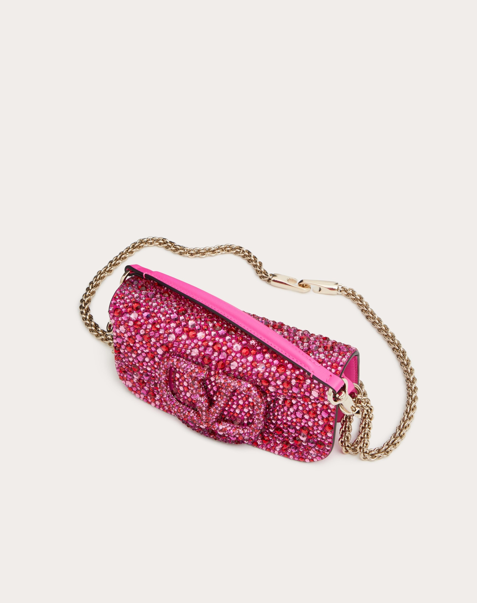 SMALL LOCÒ SHOULDER BAG WITH RHINESTONES - 5