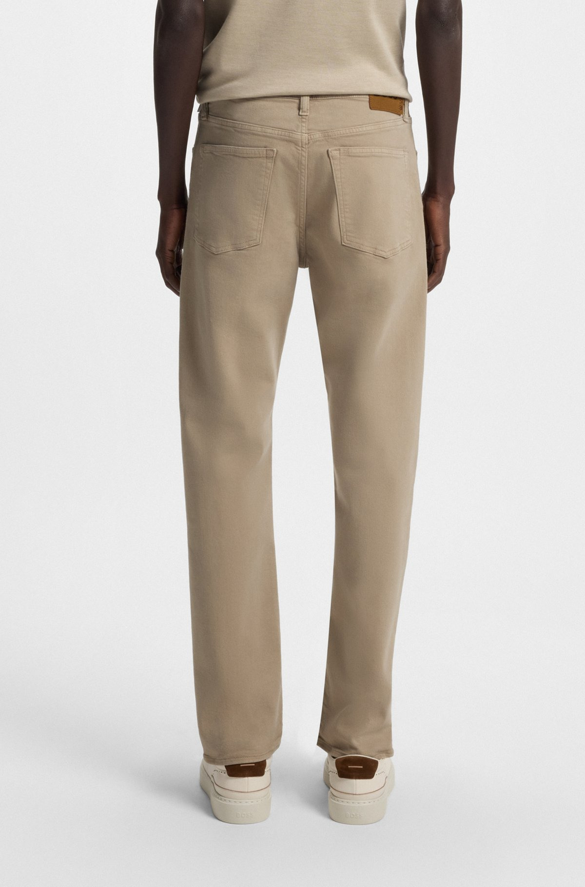 SLIM-FIT JEANS IN SATIN-TOUCH COMFORT-STRETCH DENIM - 4
