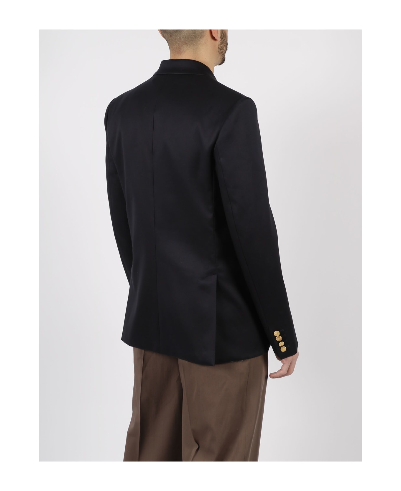 Classic Buttoned Blazer - 4