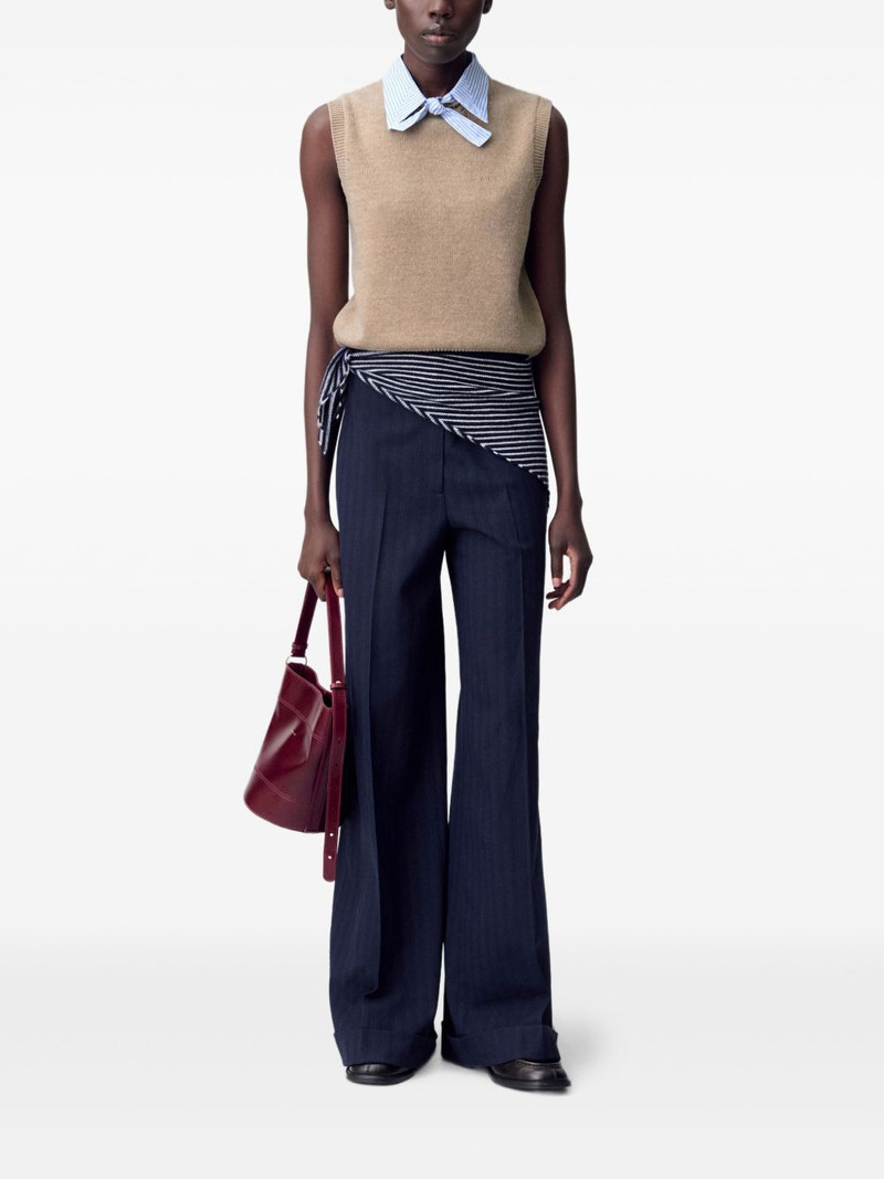 Claudie Pierlot sleeveless wool top outlook