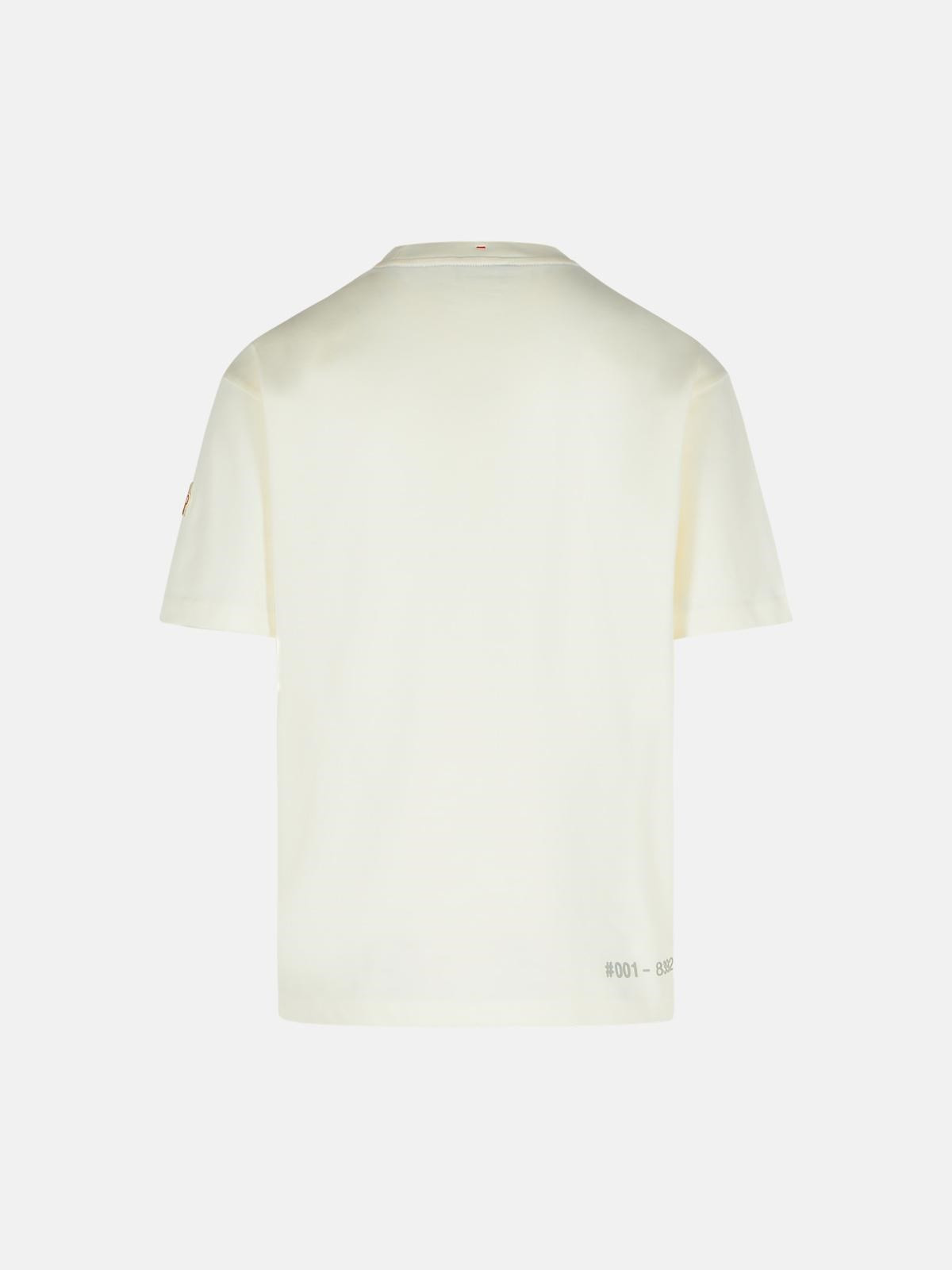 WHITE COTTON T-SHIRT - 3