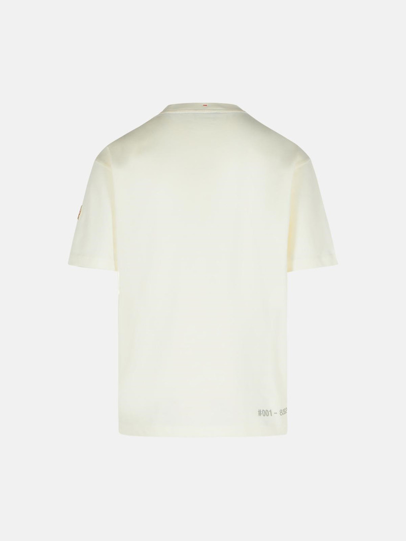 Moncler Grenoble WHITE COTTON T-SHIRT outlook