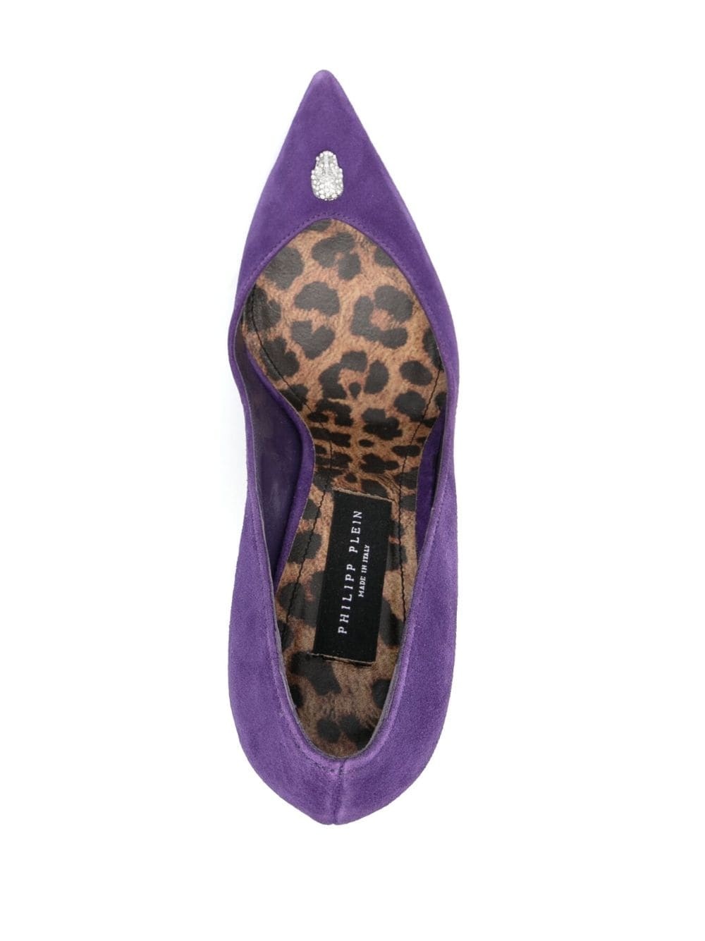 95mm Decollete suede heeled pumps - 4