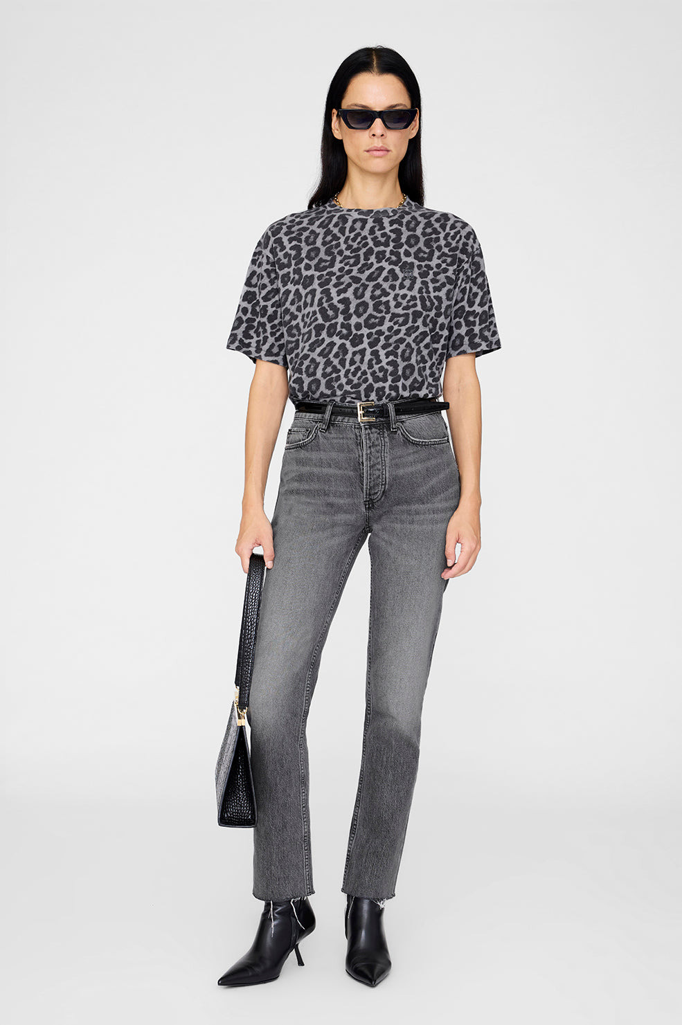 Cohen Tee - Grey Leopard - 2