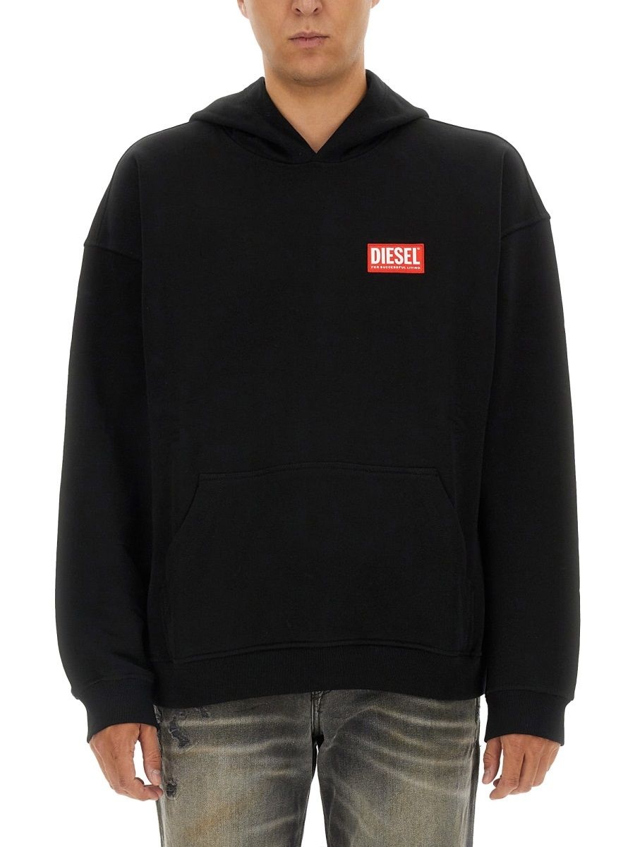 Diesel S-Boxt-Hood-Lab Sweatshirt - 4