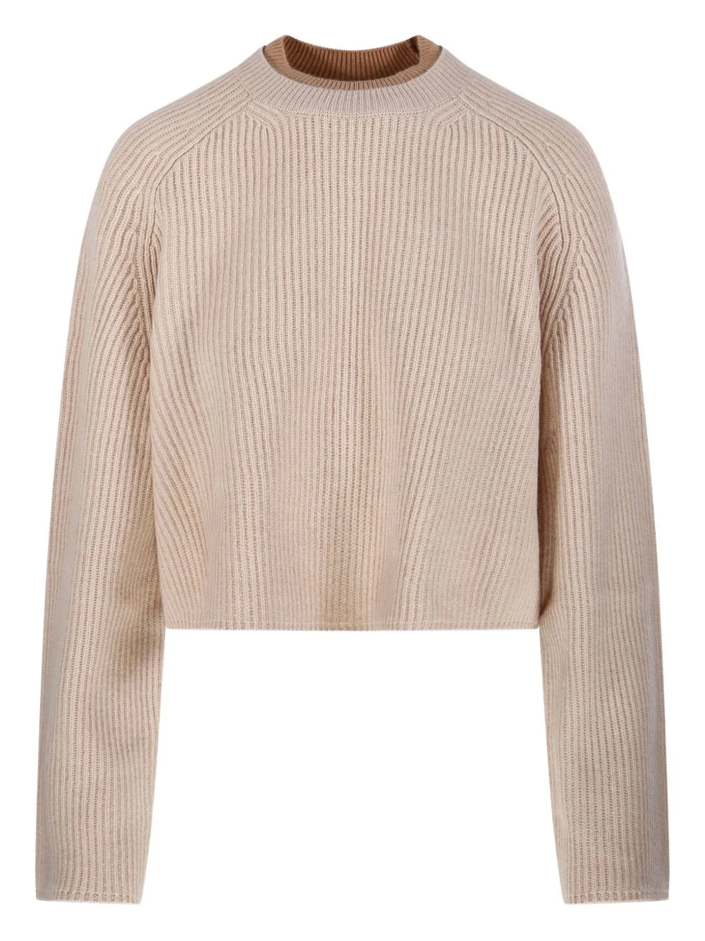 Crew Neck Sweater In Cashmere Wool - 1