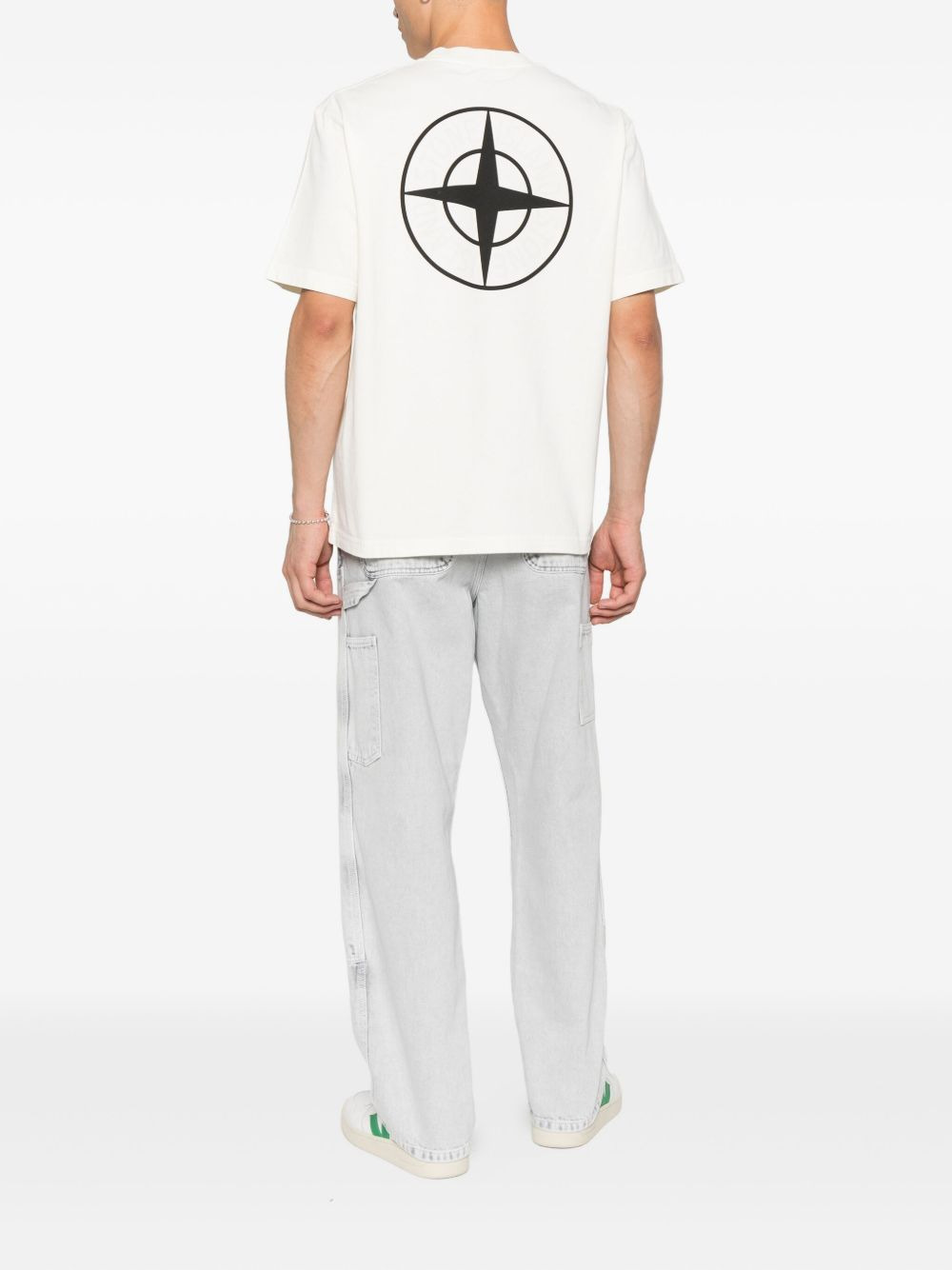 logo-print cotton T-shirt - 2