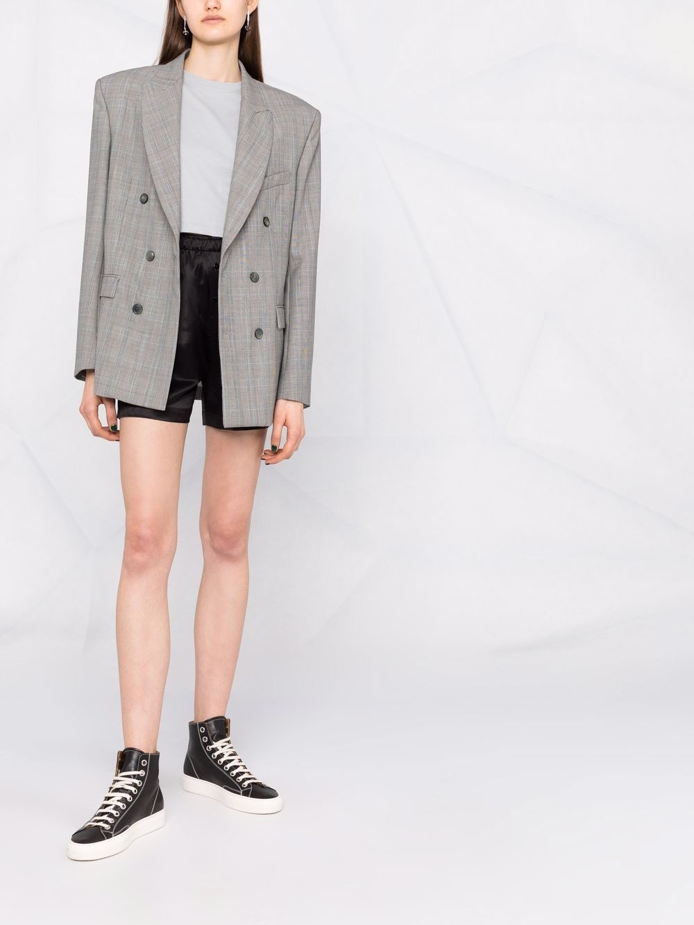 GUPO cropped short-sleeve T-shirt - 2