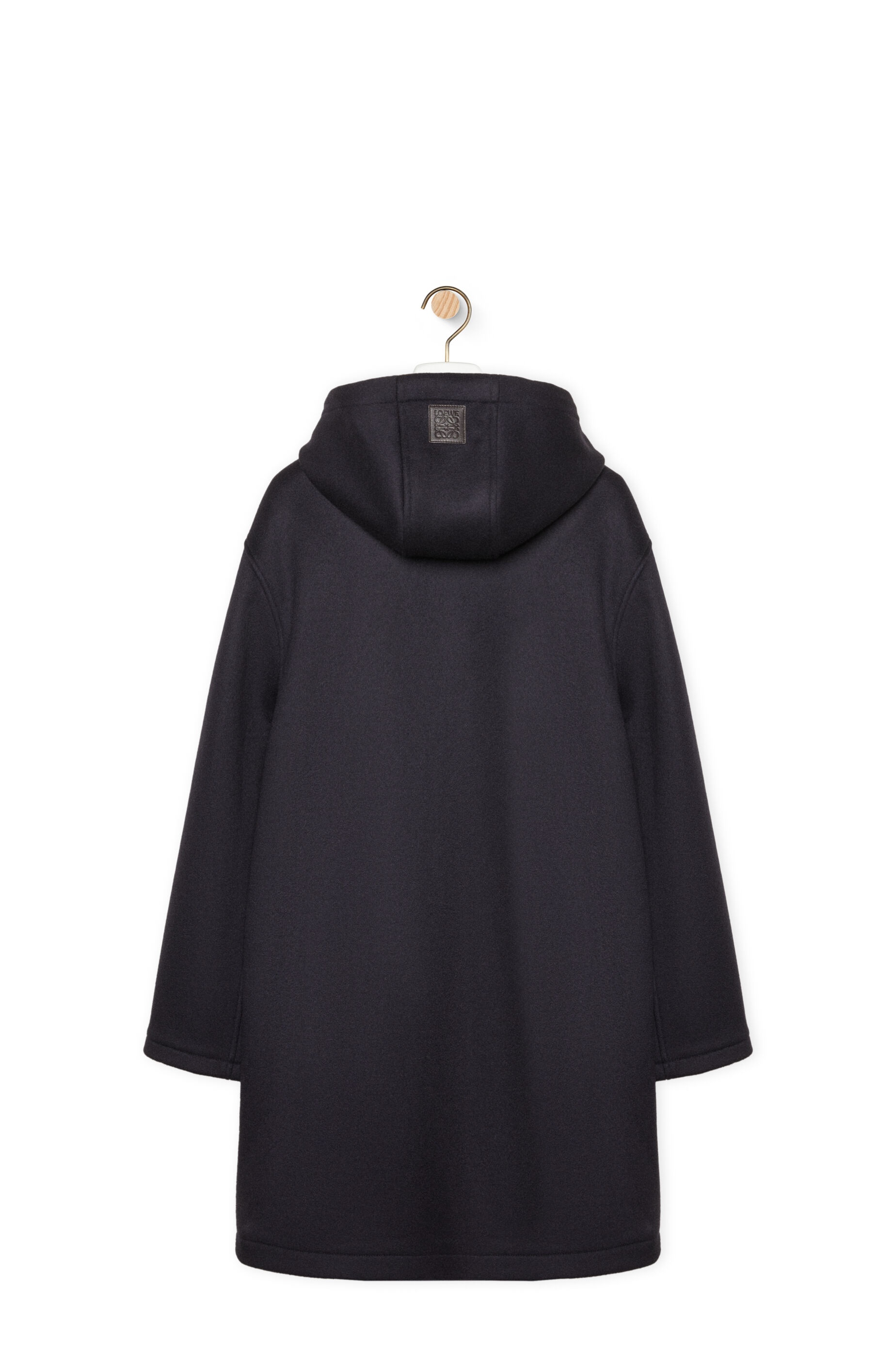 Hooded coat in wool - 2
