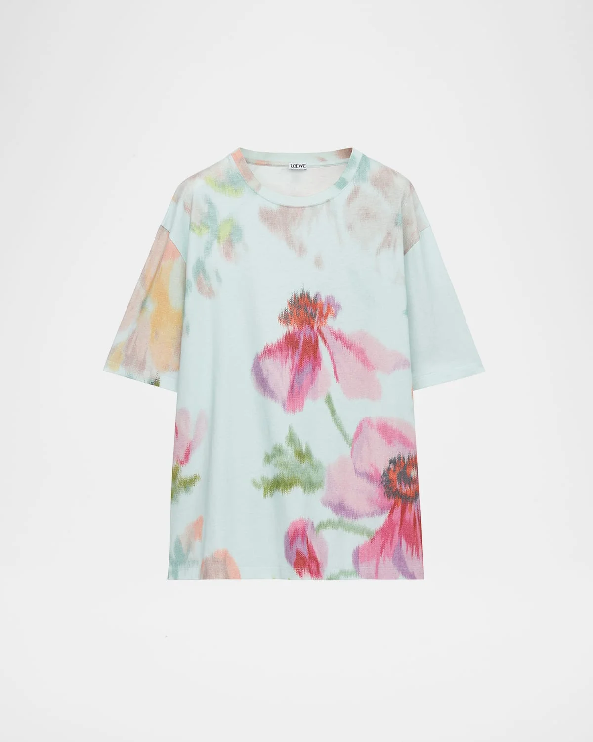 Men's Jersey Abstract Floral Crewneck T-Shirt - 1