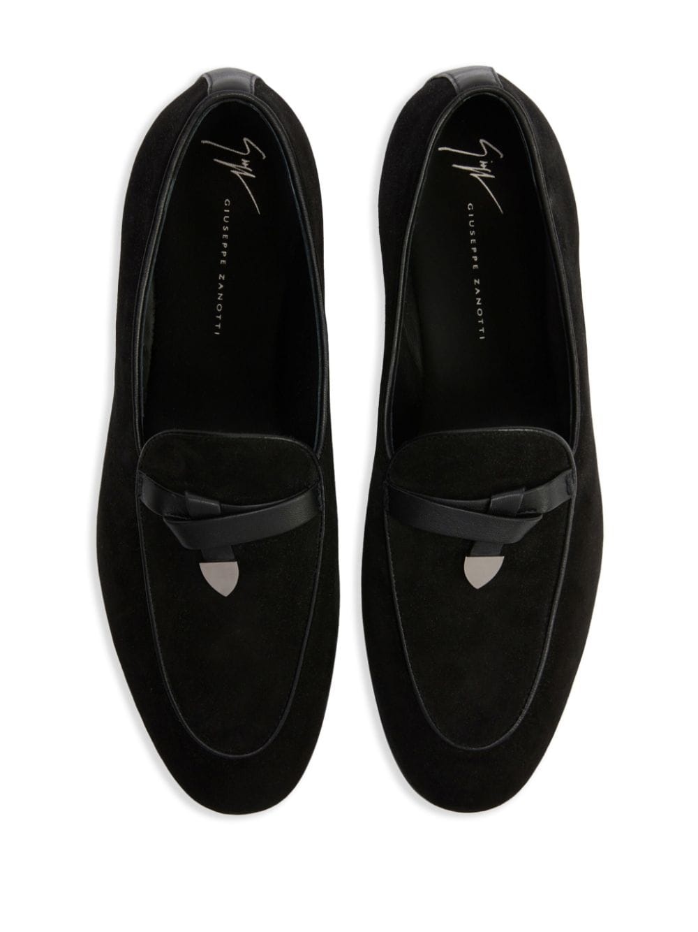 Ewerton almond-toe suede loafers - 4