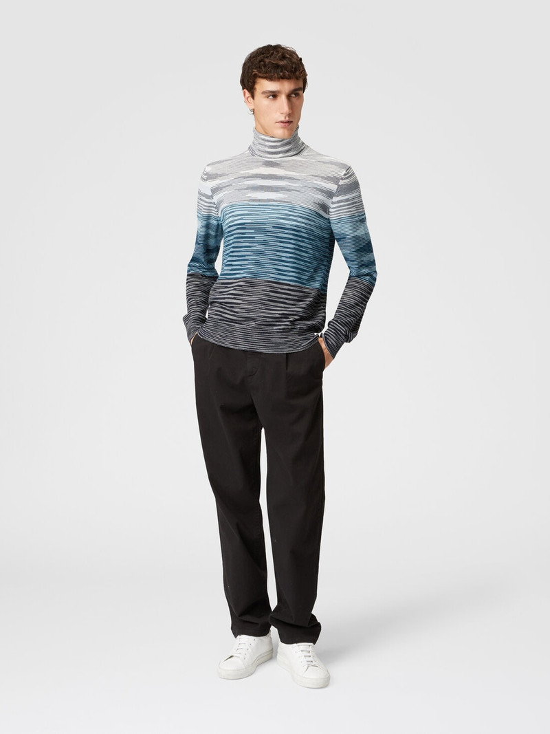 Missoni Slub wool turtleneck pullover outlook