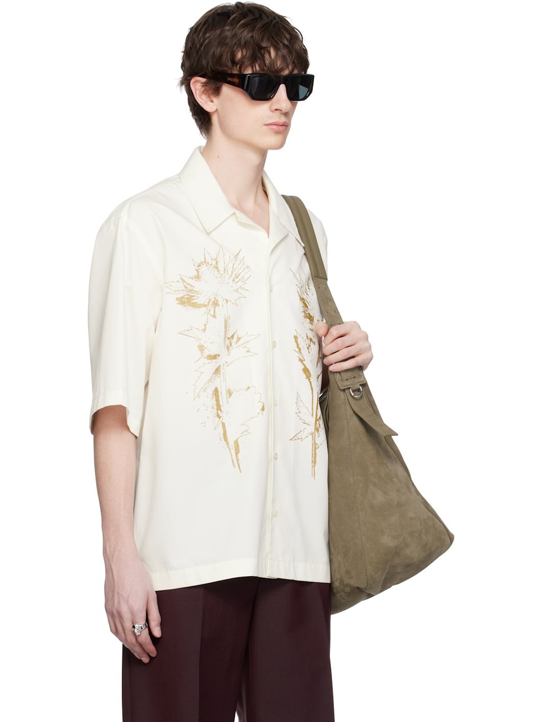 Off-White Thistle Print Shirt - 2