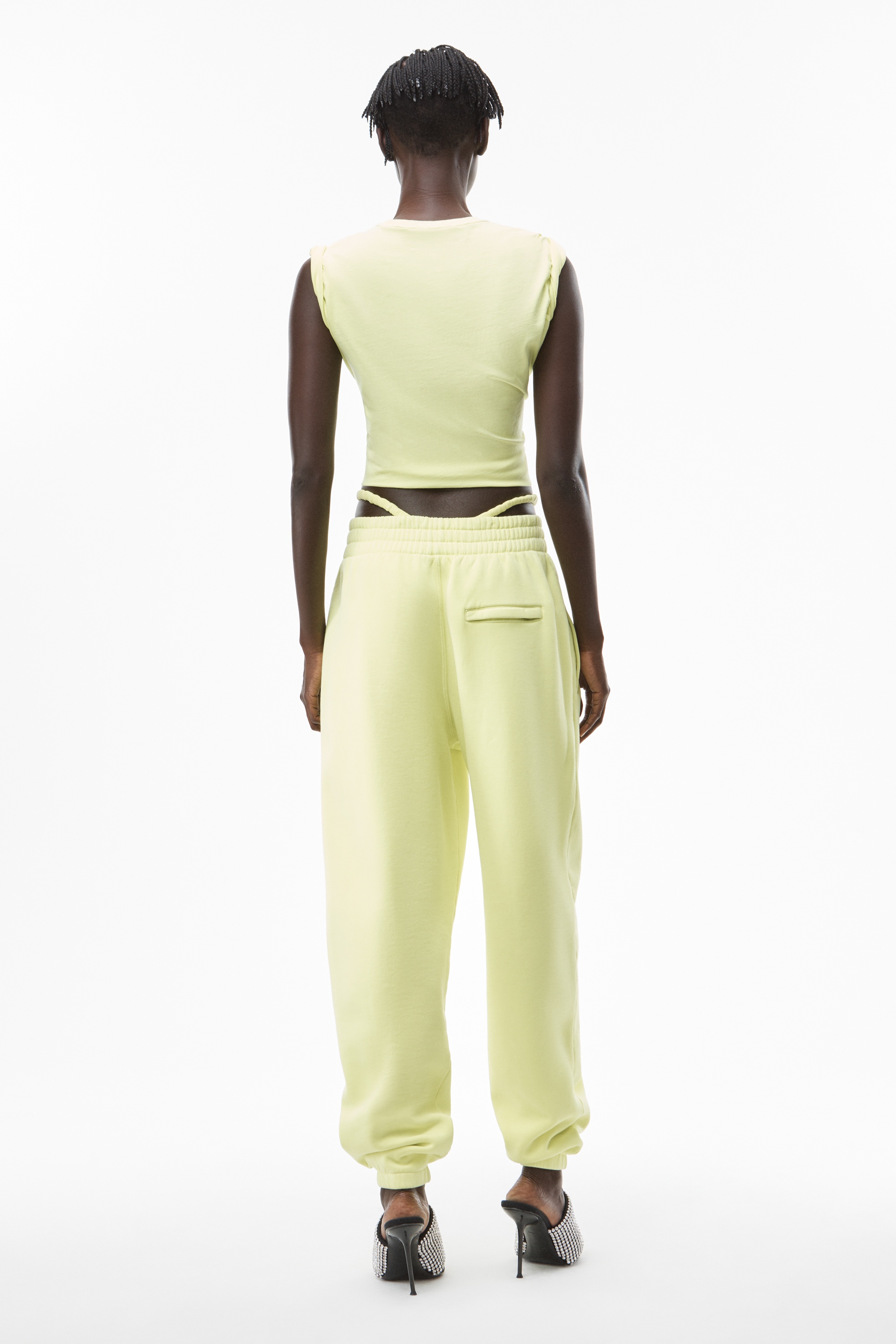 PUFF LOGO SWEATPANT IN STRUCTURED TERRY - 4