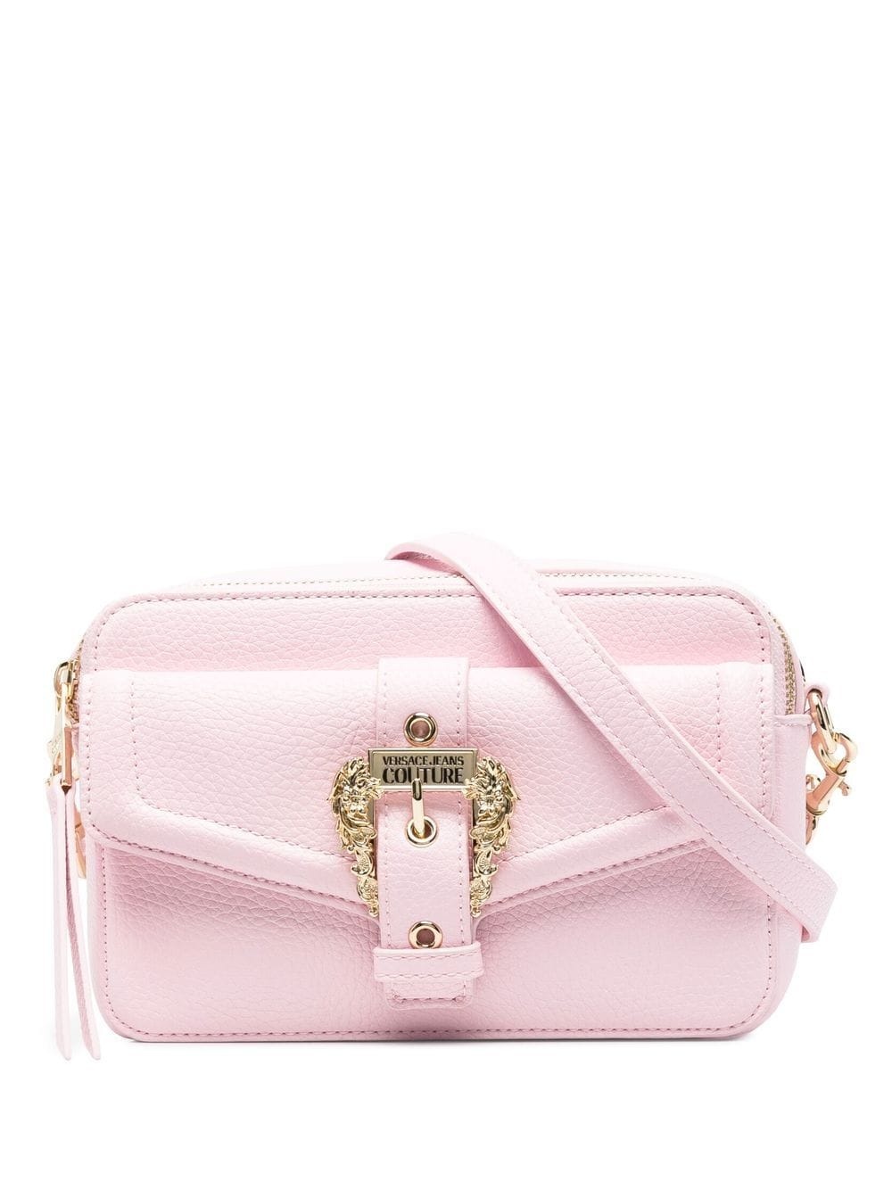 buckle-fastening satchel bag - 1