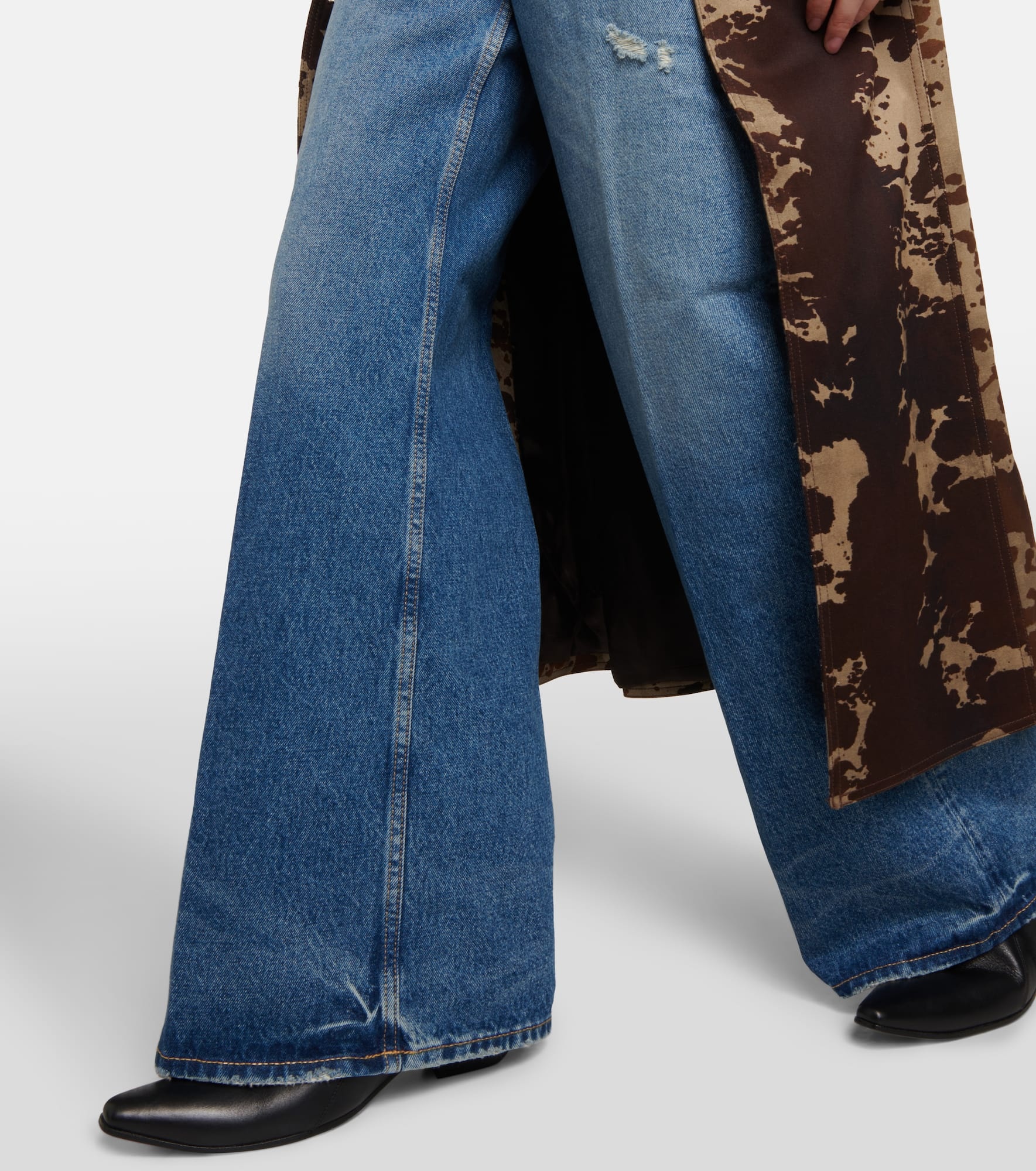 High-rise wide-leg jeans - 5