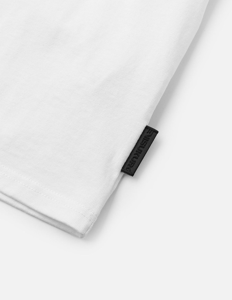 EVISUKURO Flocking and Plastisol Print Regular Fit T-shirt 10