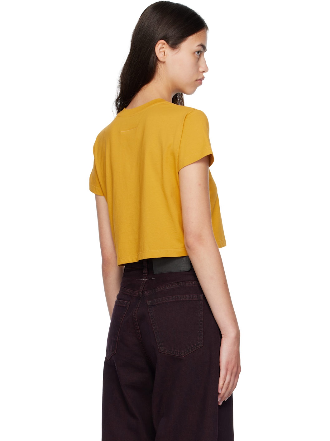Yellow Cropped T-shirt - 3