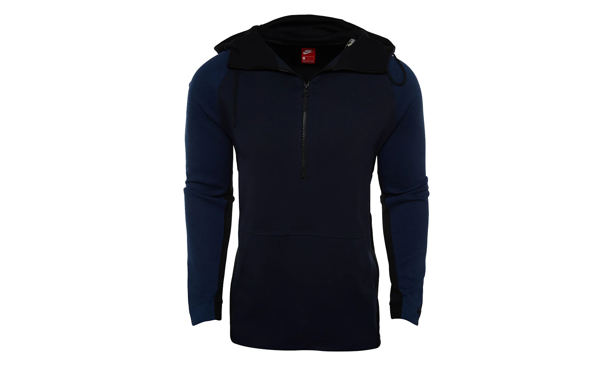 Tech Fleece Half Zip Hoodie "Obsidian Heather / Black" 884892 451 - 1