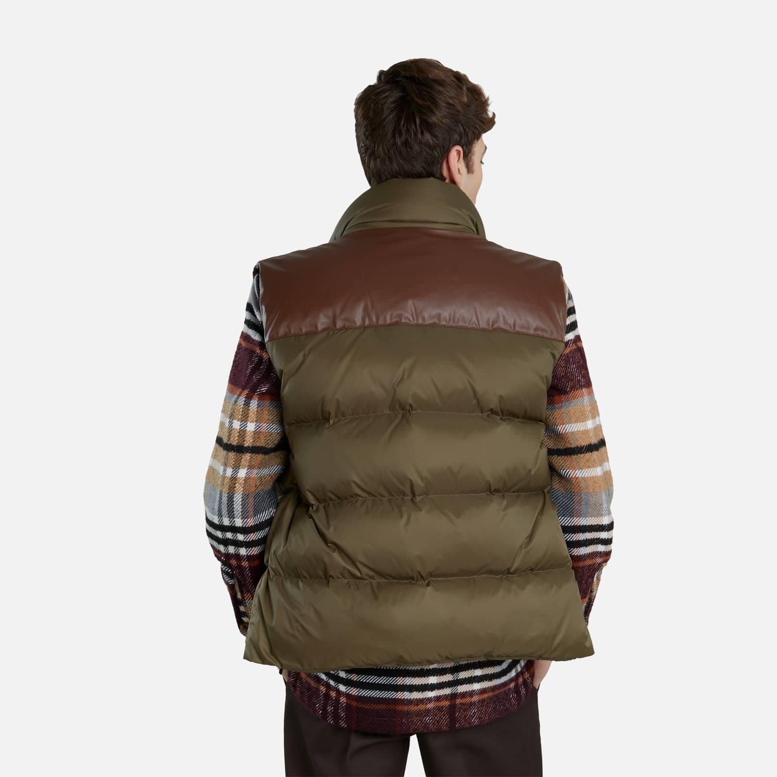 Down Gilet Green - 5
