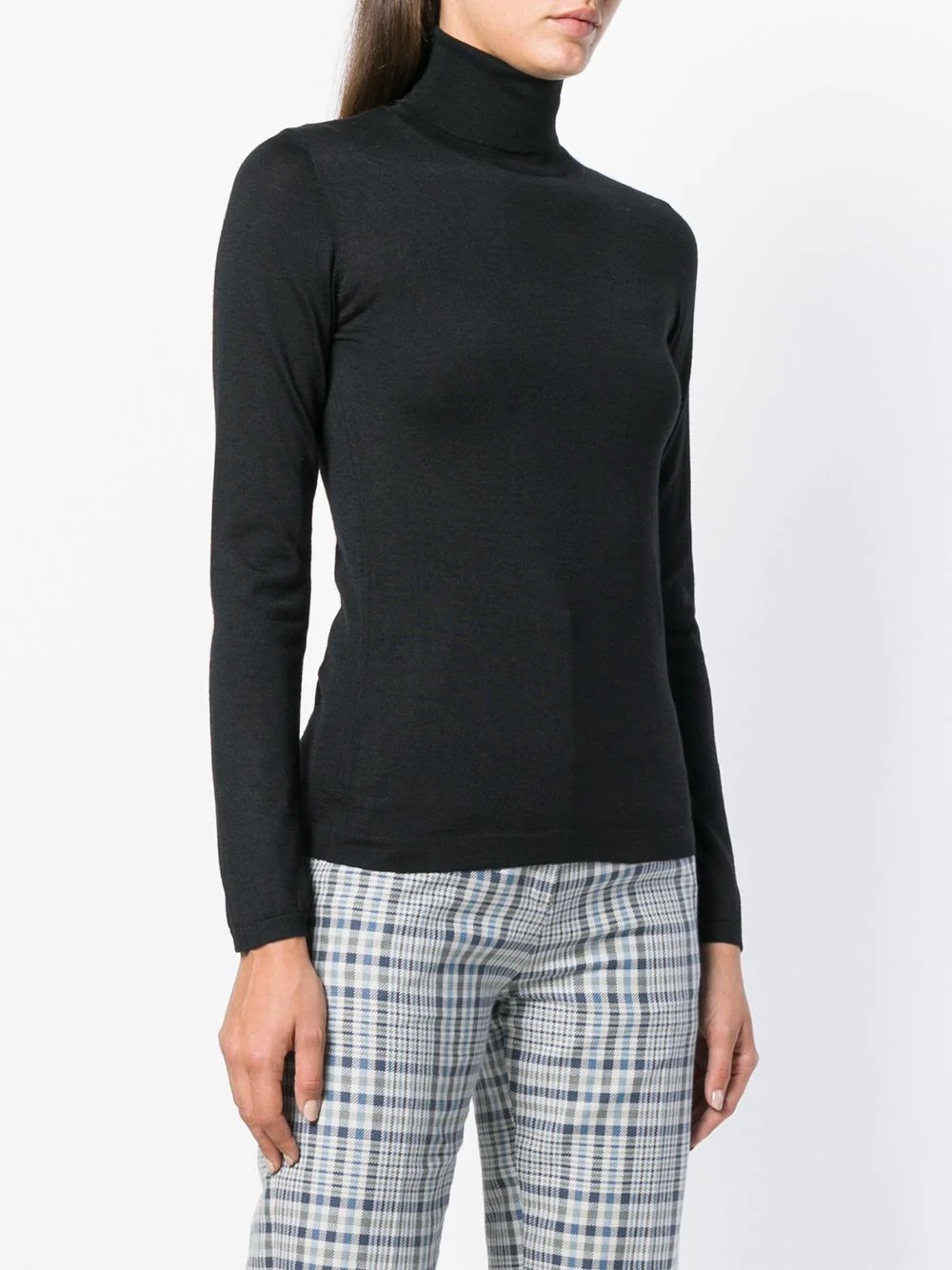 cashmere classic turtle neck sweater - 3