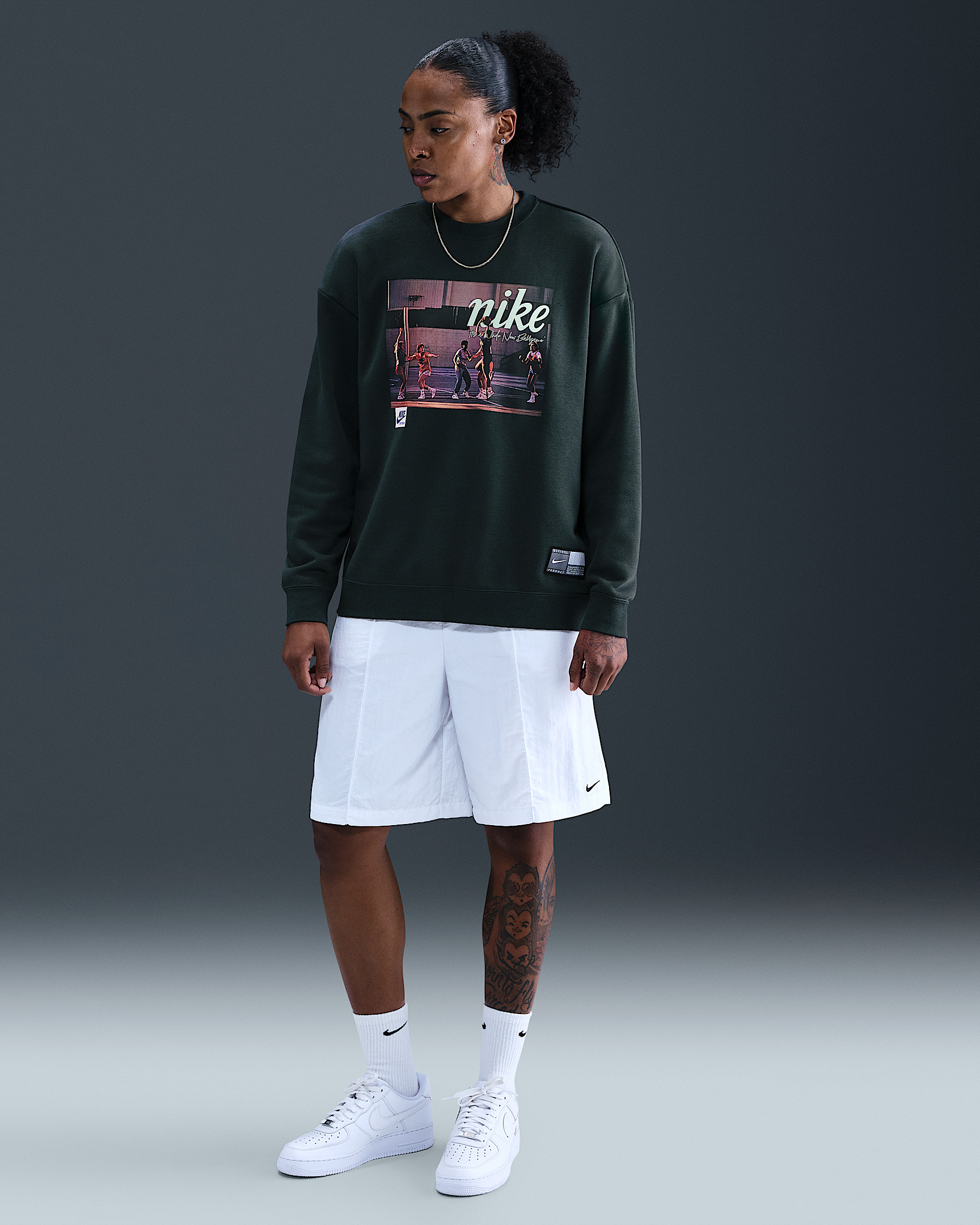 Nike Club Fleece Women's Loose Crew - 4
