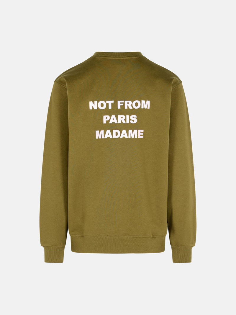Drôle de Monsieur KHAKI COTTON SWEATSHIRT outlook