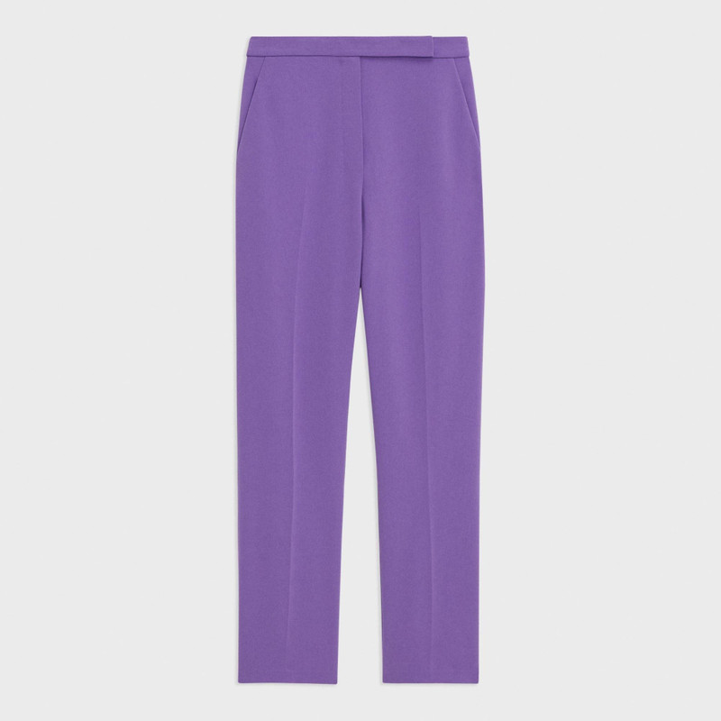 High-Waist Slim Crop Pant in Admiral Crepe 1