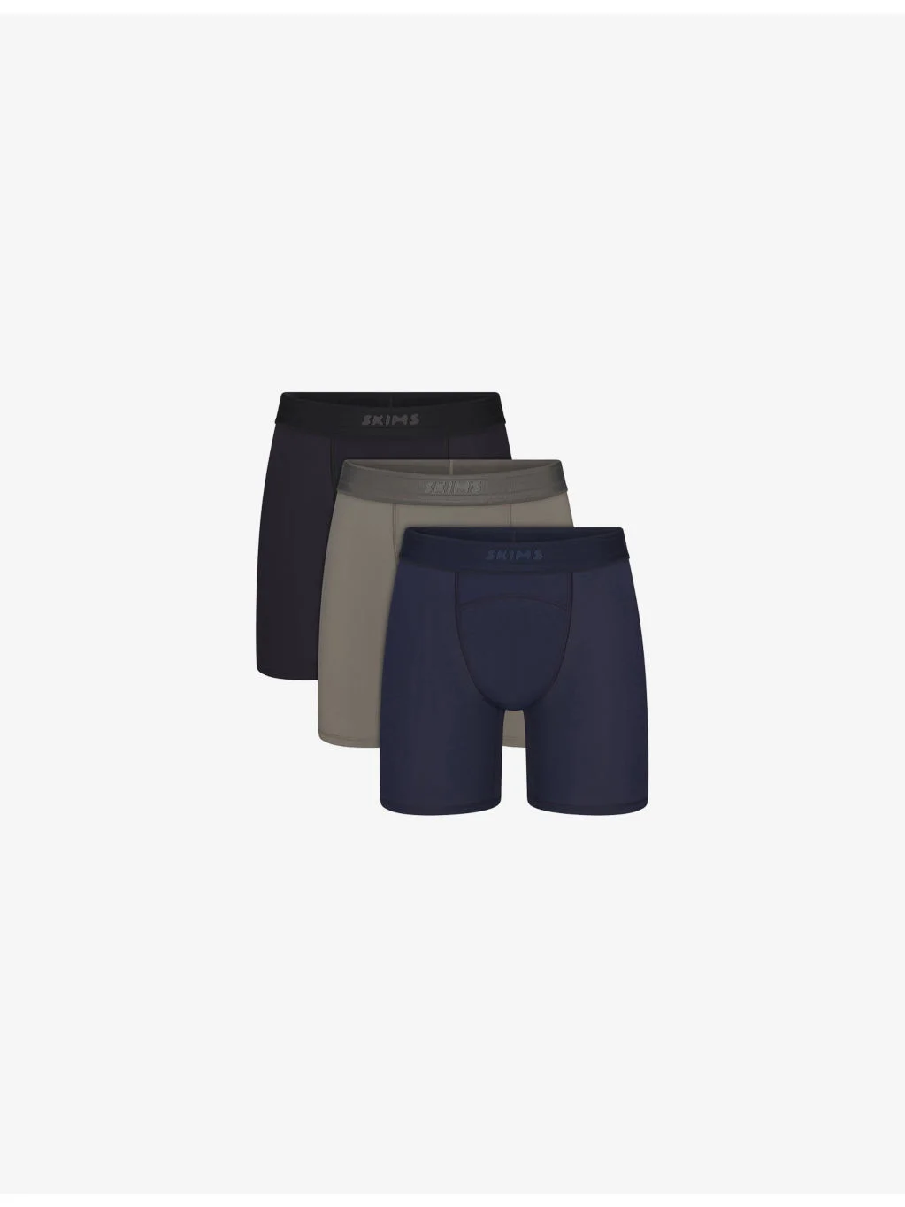 Flex Pack of Three Stretch-Jersey Boxer Briefs - 1