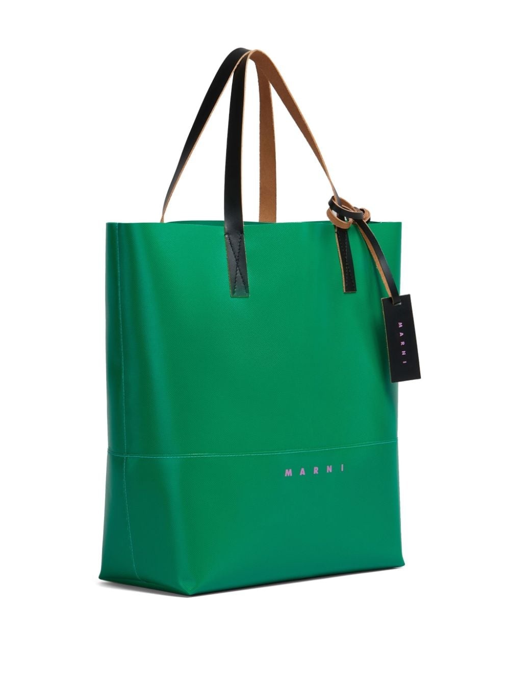 Tribeca logo-print faux-leather tote bag - 3