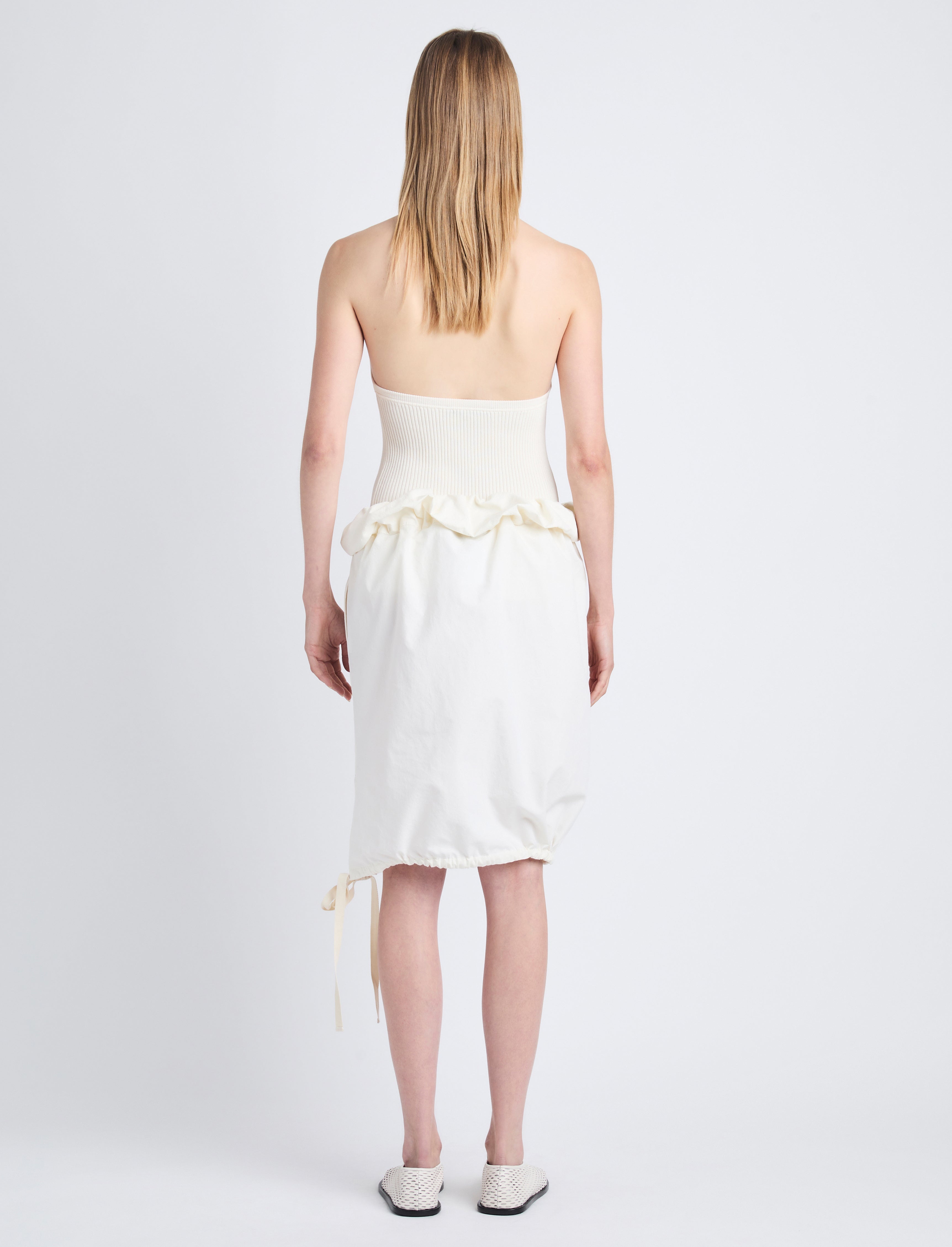 Hayley Skirt in Lightweight Crinkle Poplin - 4