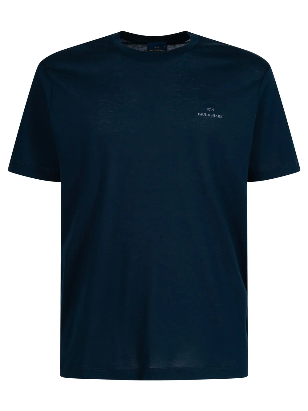 COTTON BLEND T-SHIRT WITH TONE-ON-TONE LOGO PRINT - 1