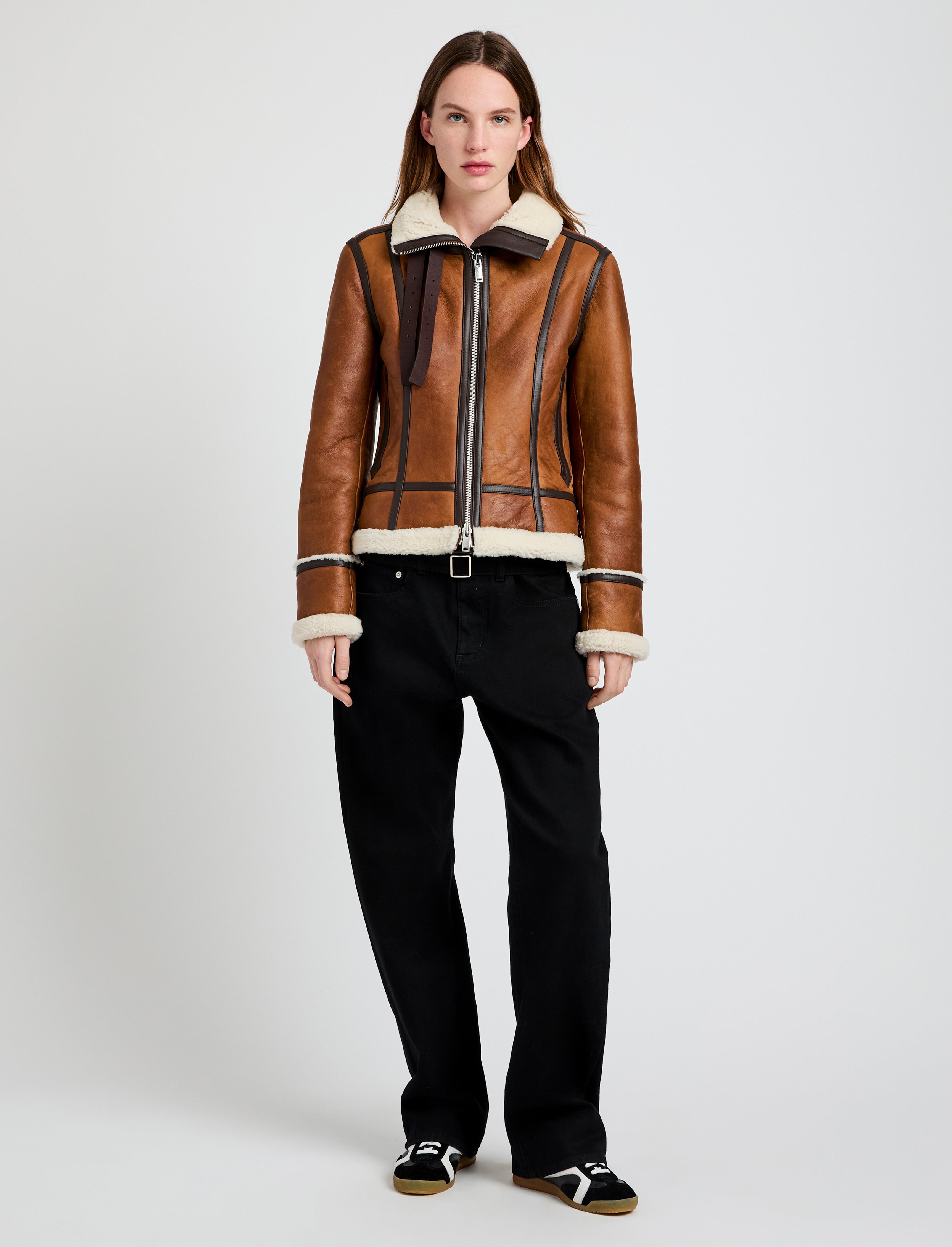 Arlo Jacket in Nappa Shearling - 2