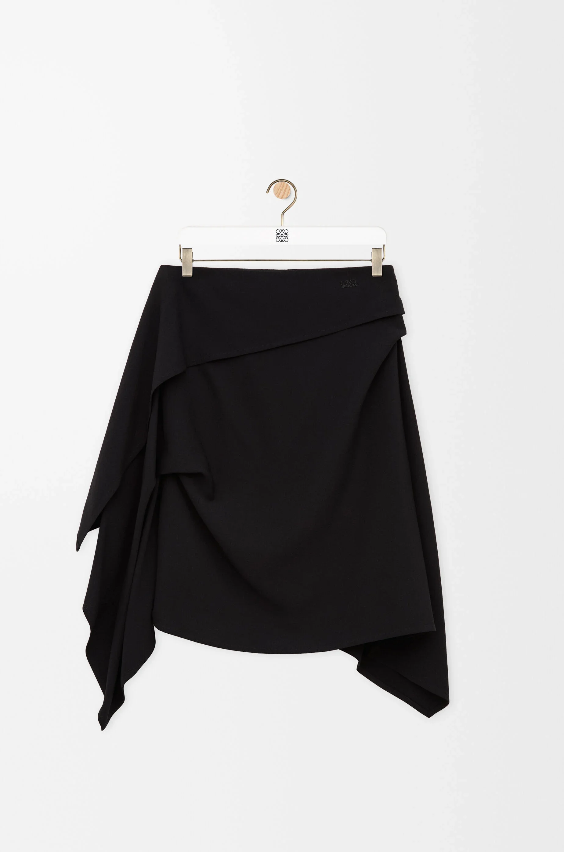 Draped skirt in viscose blend - 1