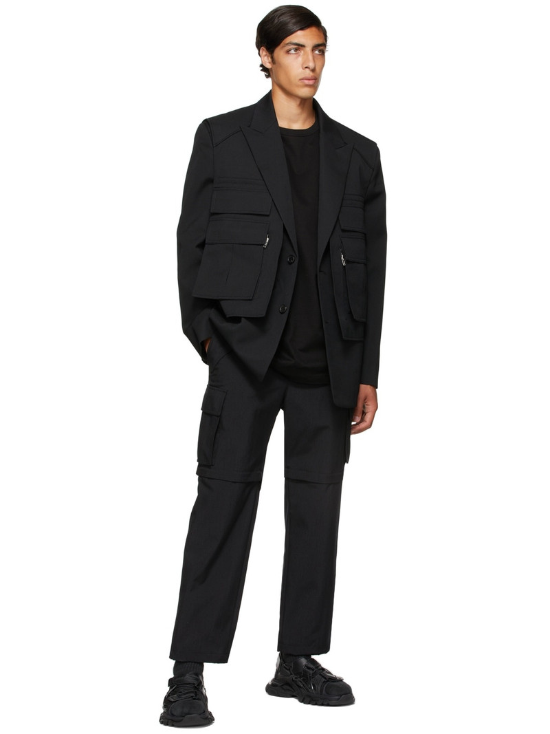 Black Pocket Sleeve T-Shirt 4
