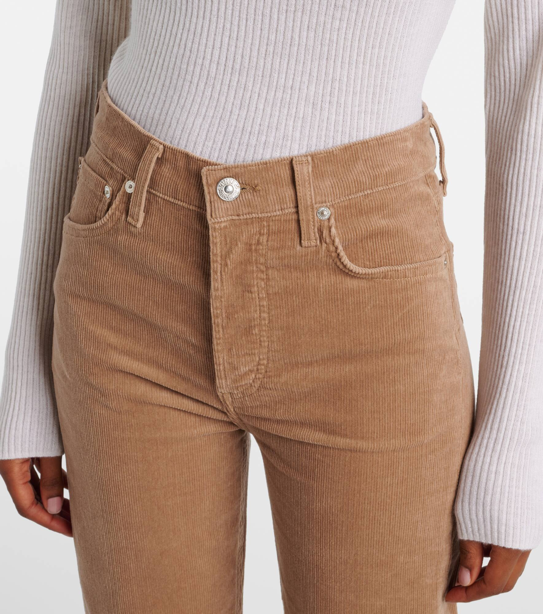 Blaine cotton corduroy straight pants - 4