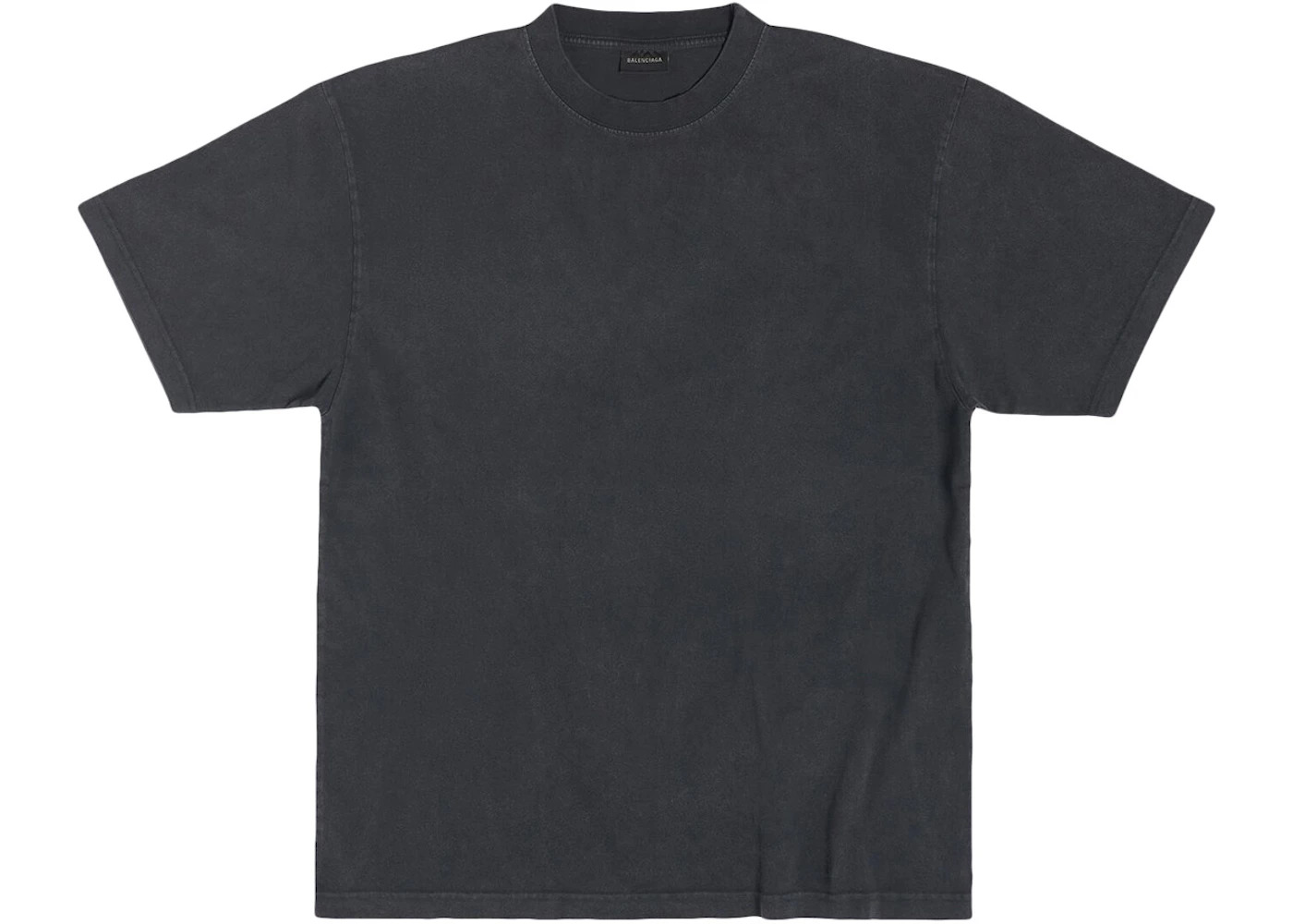 Balenciaga Back Large Fit T-shirt Black - 2