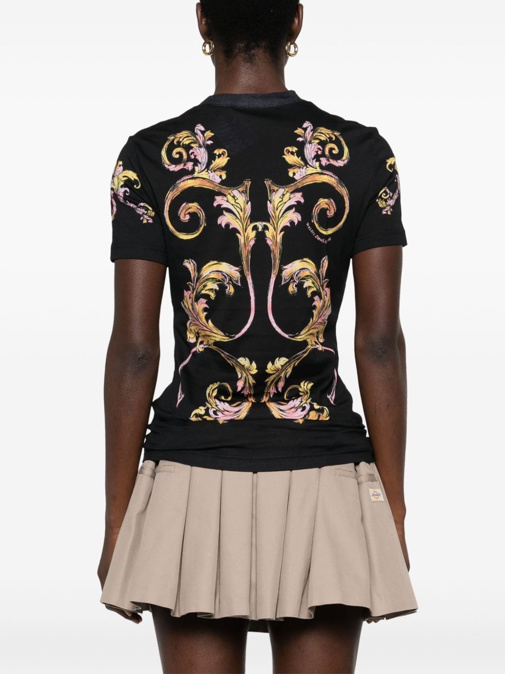 Barroco-print T-shirt - 4