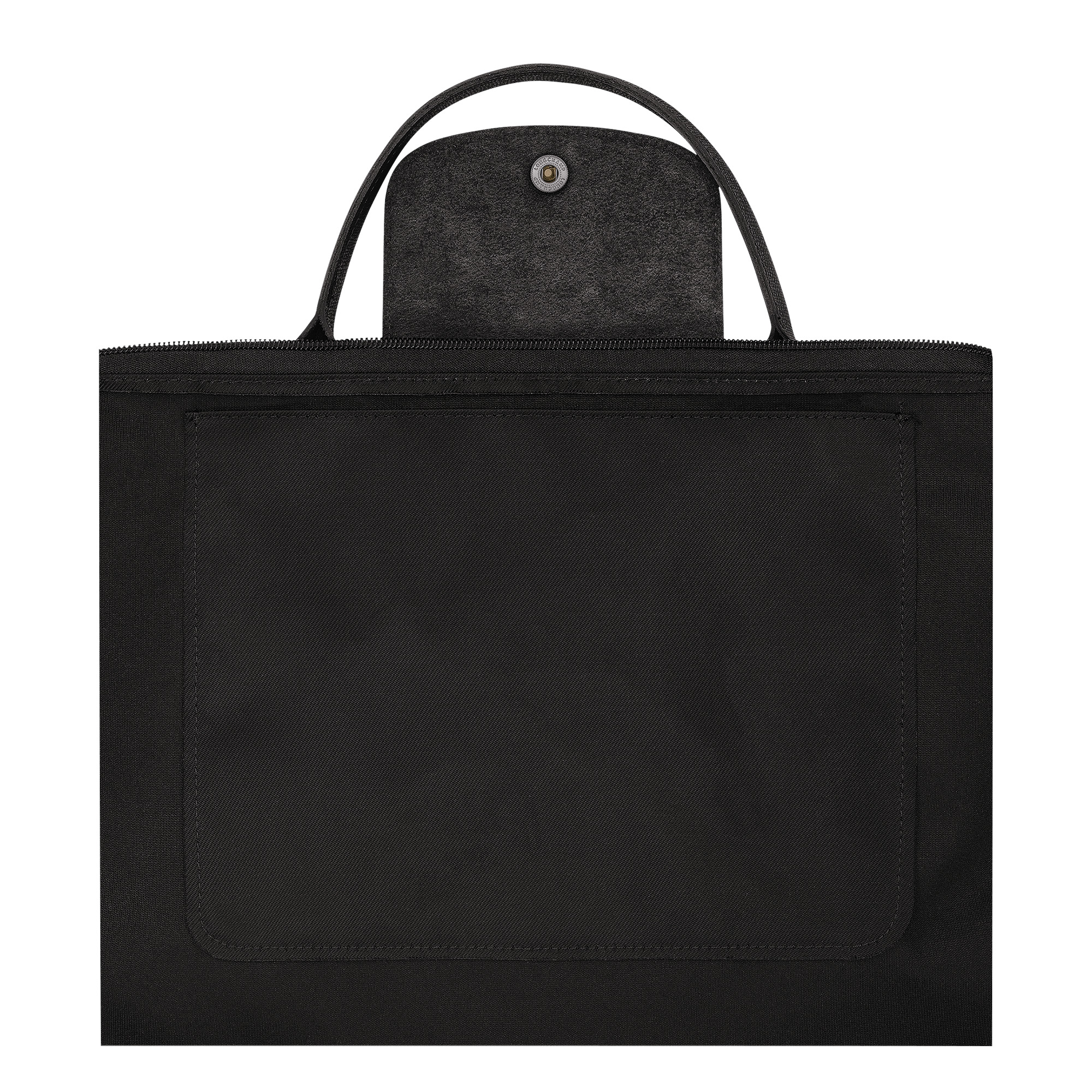 Le Pliage Energy L Handbag Black - Recycled canvas - 5