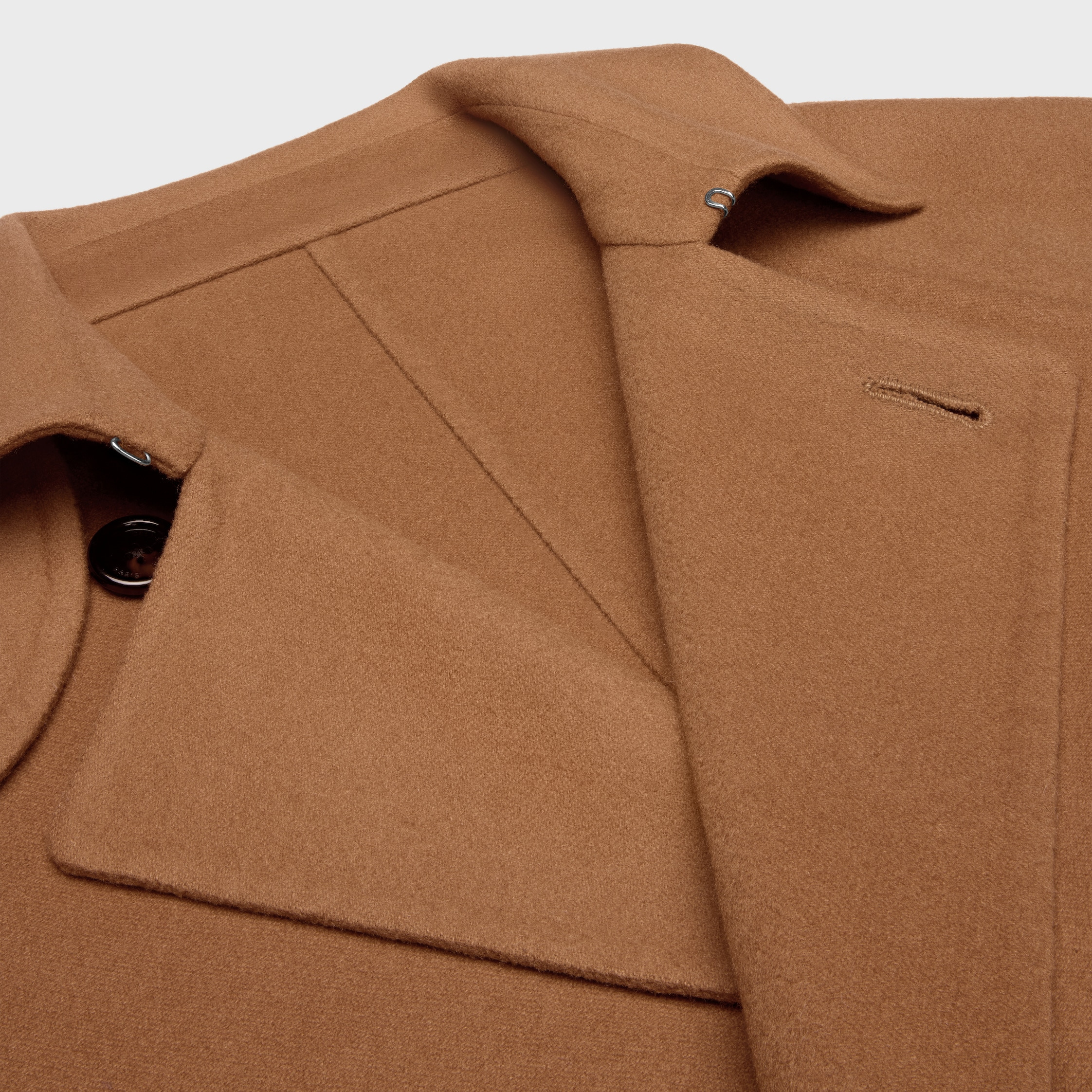 wrapped coat IN double-face wool cashmere - 3