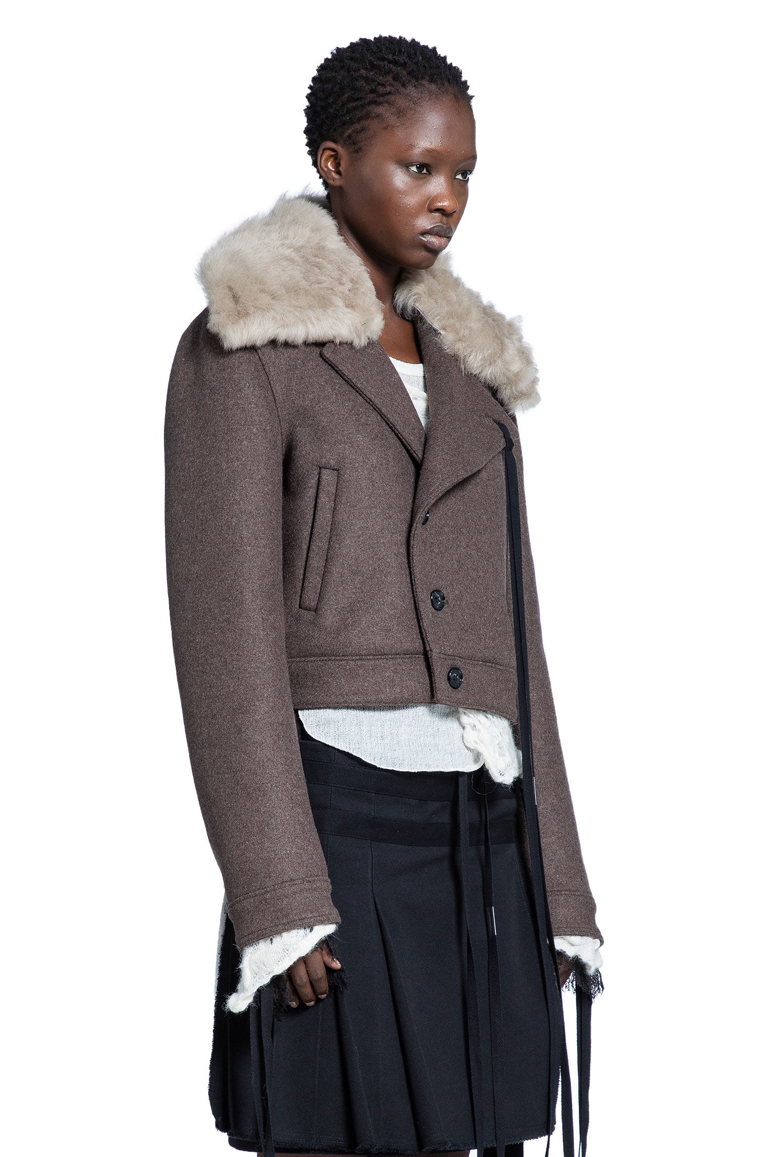 Wiebke Wool And Shearling Perfecto - 2