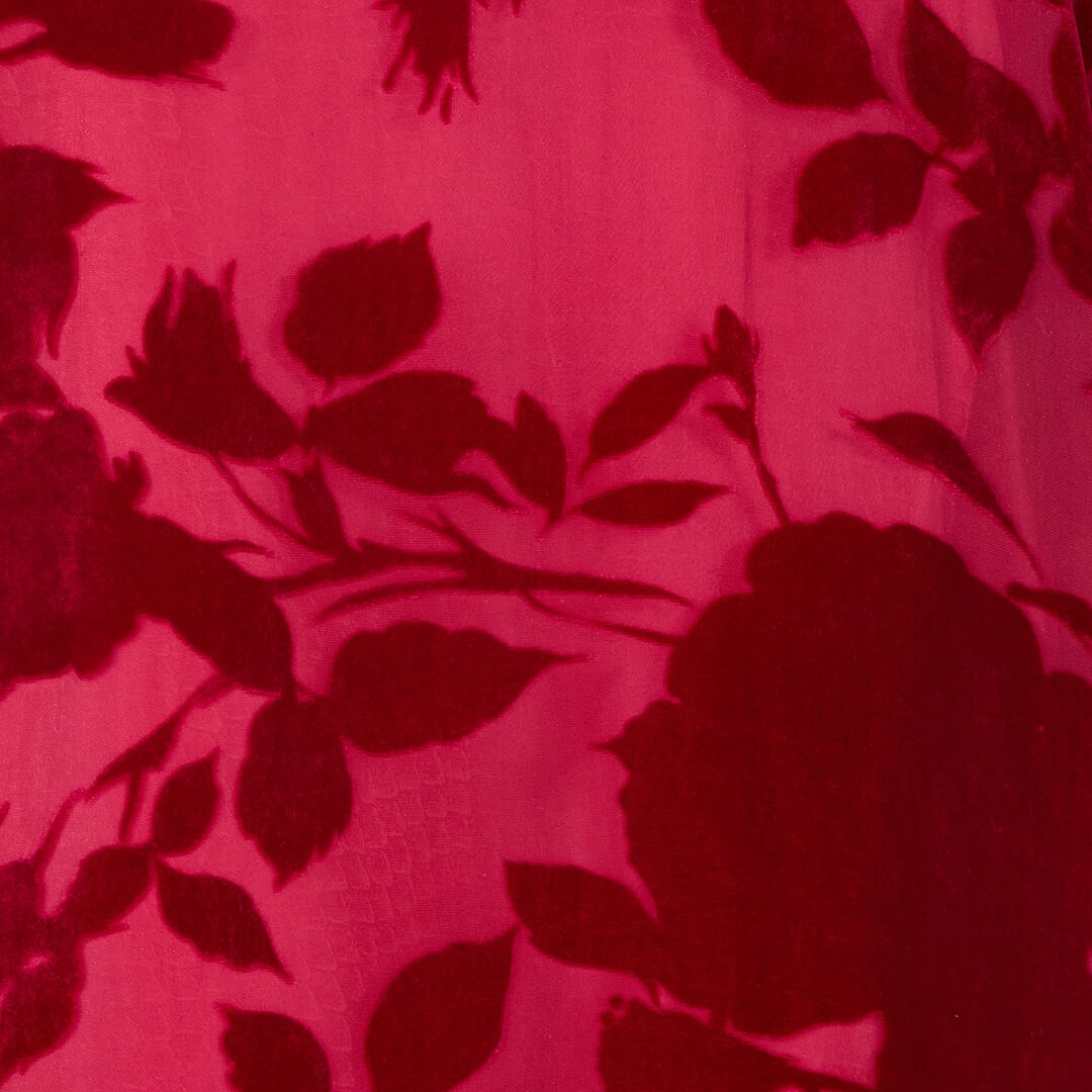 Robe With Rose And Python Pattern - 5